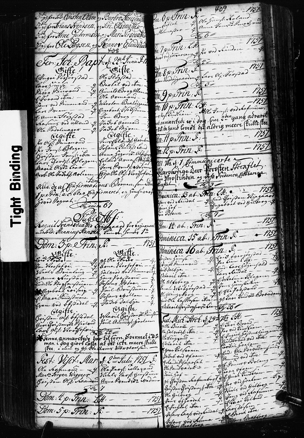 Fåberg prestekontor, SAH/PREST-086/H/Ha/Hab/L0002: Parish register (copy) no. 2, 1741-1756, p. 408-409