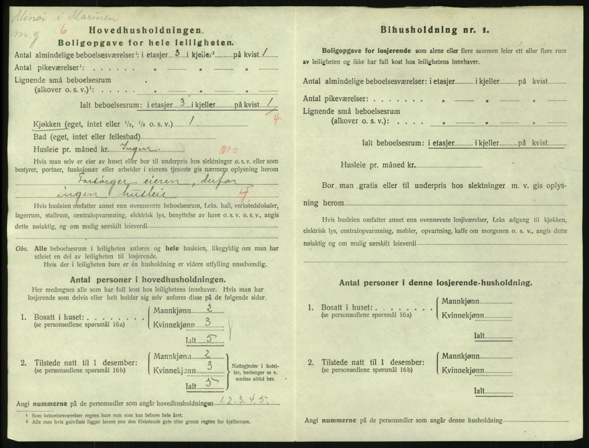 SAKO, 1920 census for Horten, 1920, p. 6300