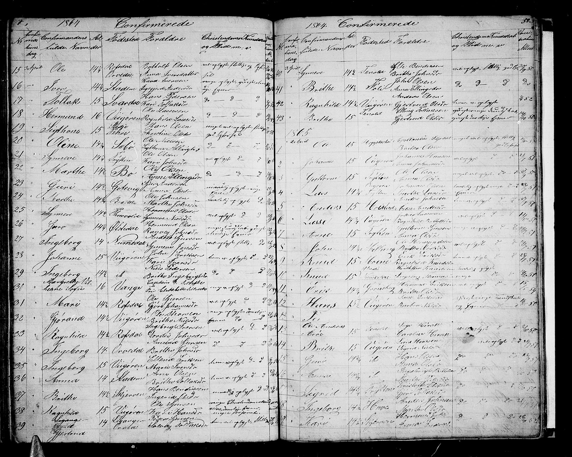 Vik sokneprestembete, AV/SAB-A-81501/H/Hab/Haba/L0002: Parish register (copy) no. A 2, 1856-1877, p. 58