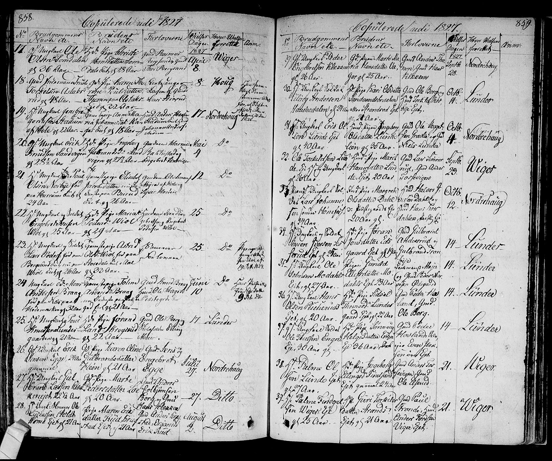 Norderhov kirkebøker, SAKO/A-237/F/Fa/L0009: Parish register (official) no. 9, 1819-1837, p. 858-859