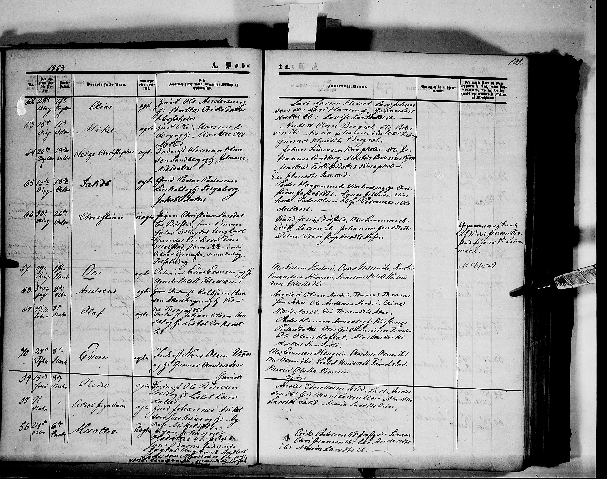 Vang prestekontor, Hedmark, AV/SAH-PREST-008/H/Ha/Haa/L0012: Parish register (official) no. 12, 1855-1870, p. 109