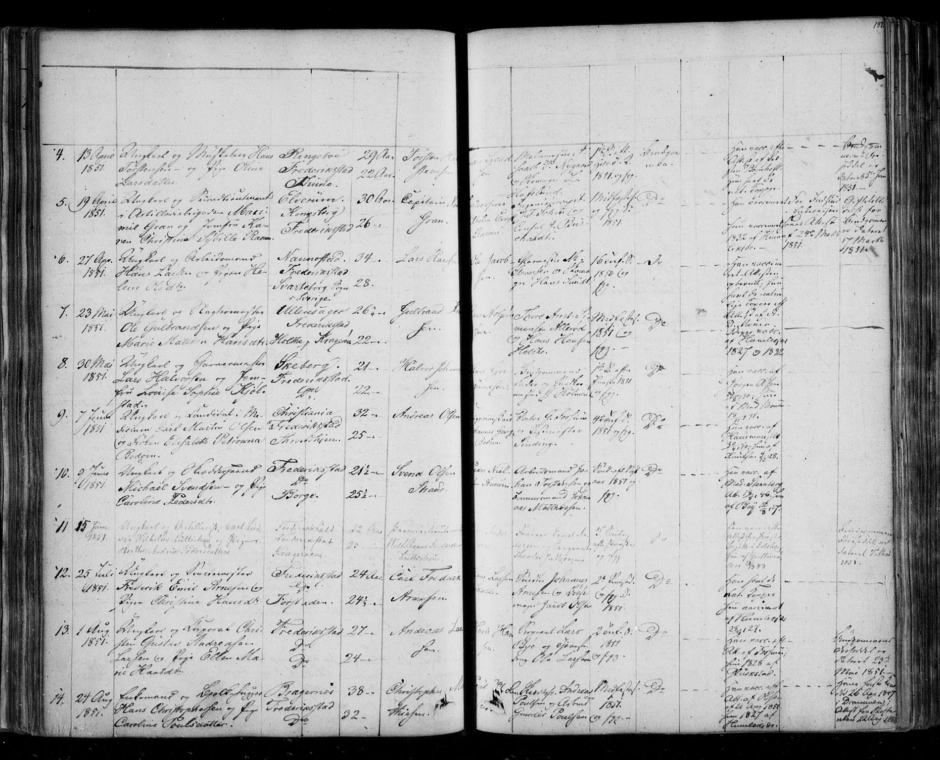 Fredrikstad prestekontor Kirkebøker, AV/SAO-A-11082/F/Fa/L0005: Parish register (official) no. 5, 1835-1856, p. 137