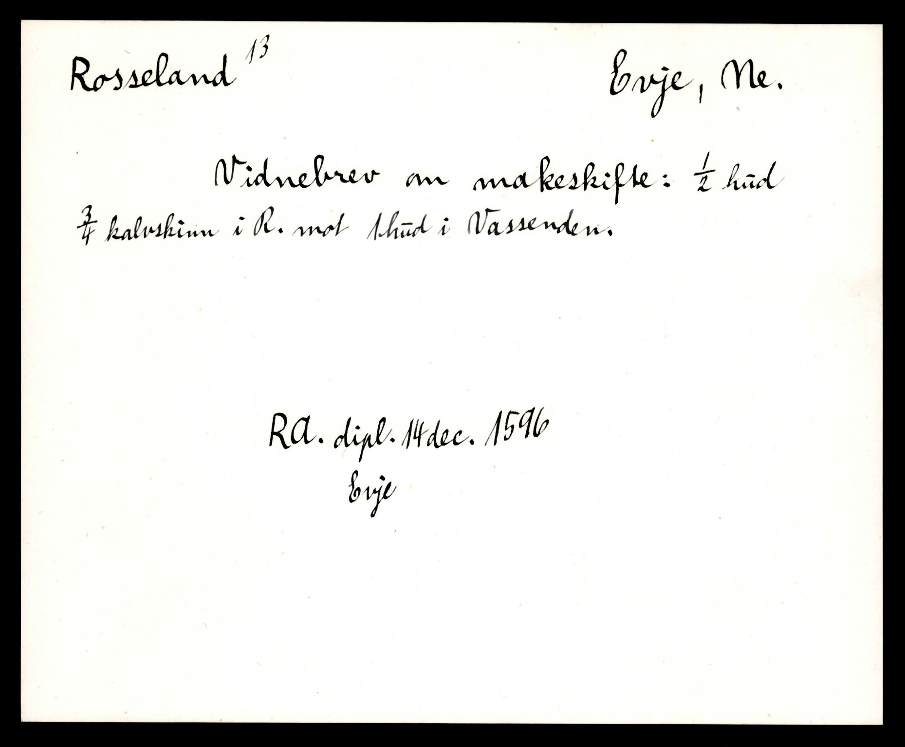 Riksarkivets diplomsamling, AV/RA-EA-5965/F35/F35e/L0024: Registreringssedler Aust-Agder 2, 1400-1700, p. 353