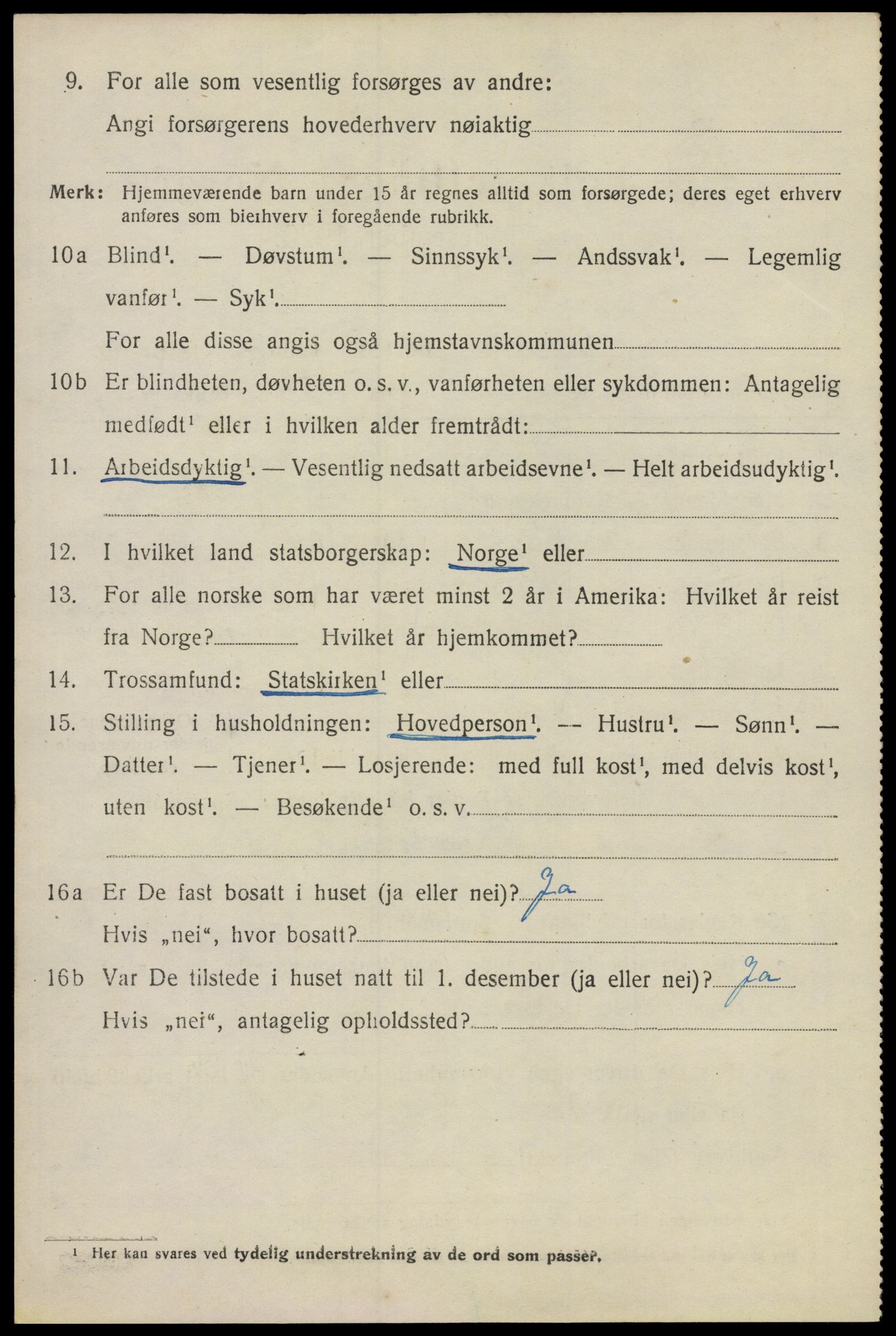 SAO, 1920 census for Onsøy, 1920, p. 14397