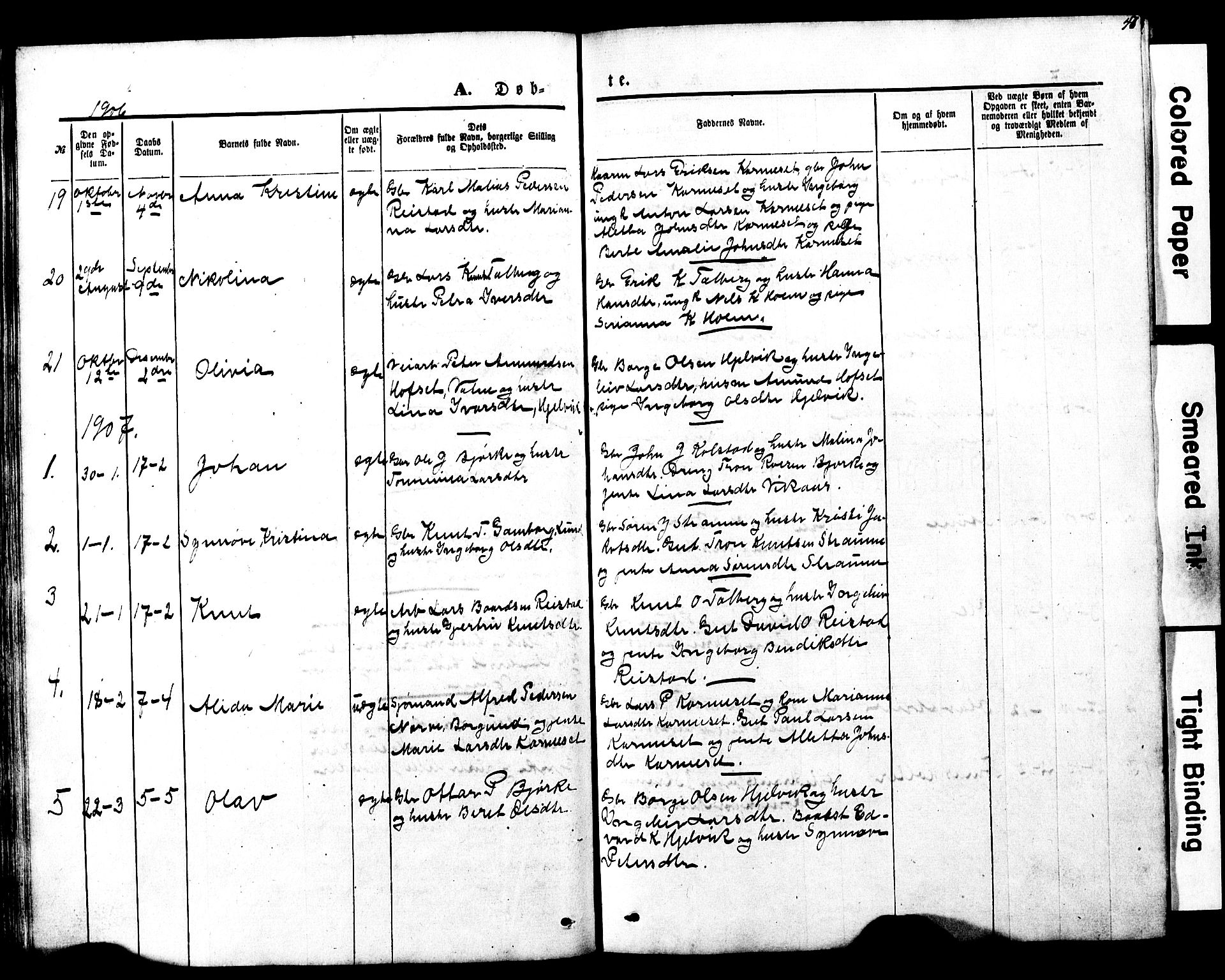 Ministerialprotokoller, klokkerbøker og fødselsregistre - Møre og Romsdal, SAT/A-1454/550/L0618: Parish register (copy) no. 550C01, 1870-1927, p. 47