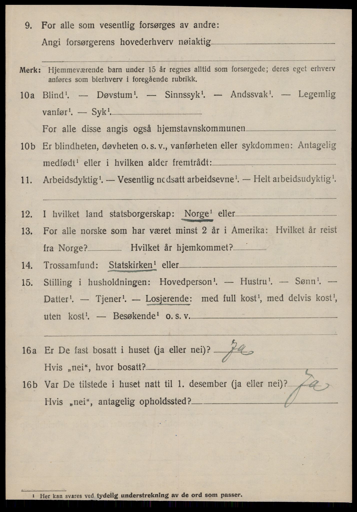 SAT, 1920 census for Edøy, 1920, p. 727