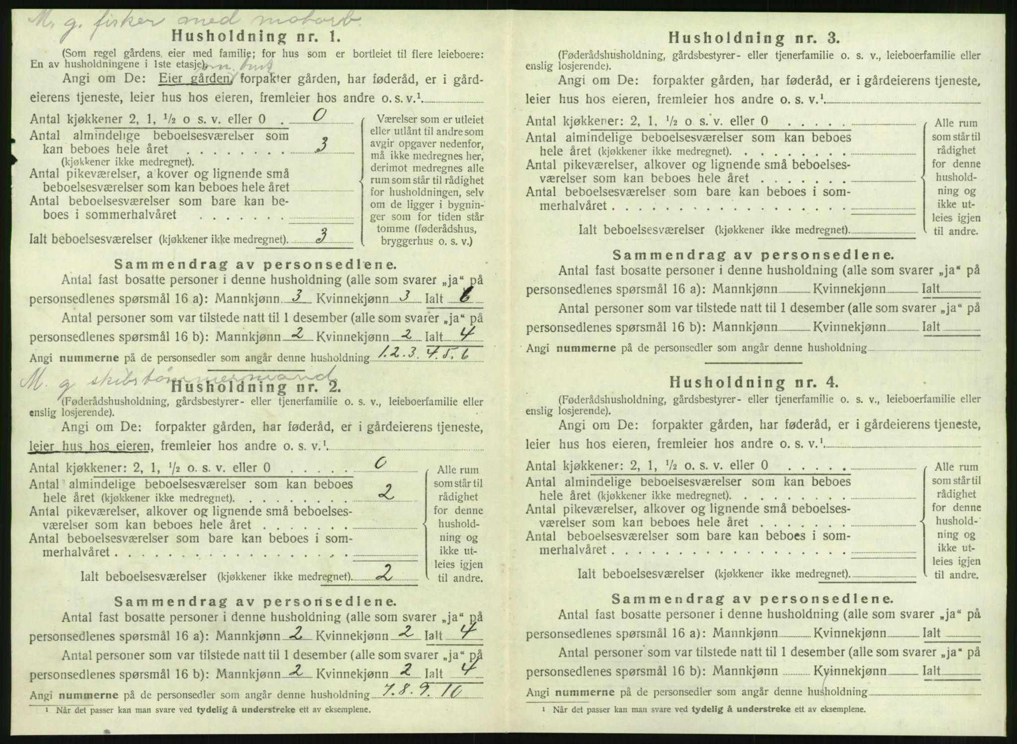 SAT, 1920 census for Tustna, 1920, p. 236