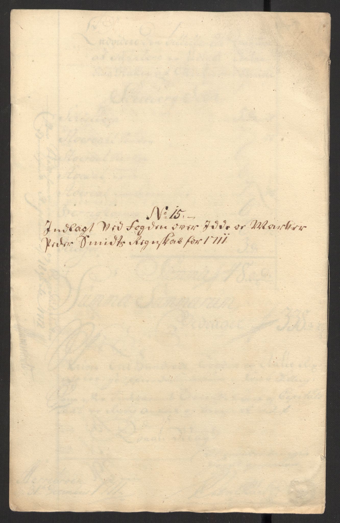 Rentekammeret inntil 1814, Reviderte regnskaper, Fogderegnskap, AV/RA-EA-4092/R01/L0020: Fogderegnskap Idd og Marker, 1711, p. 127