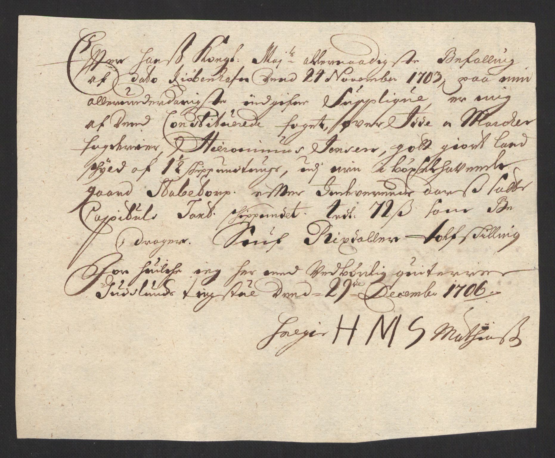 Rentekammeret inntil 1814, Reviderte regnskaper, Fogderegnskap, AV/RA-EA-4092/R01/L0017: Fogderegnskap Idd og Marker, 1704-1706, p. 448