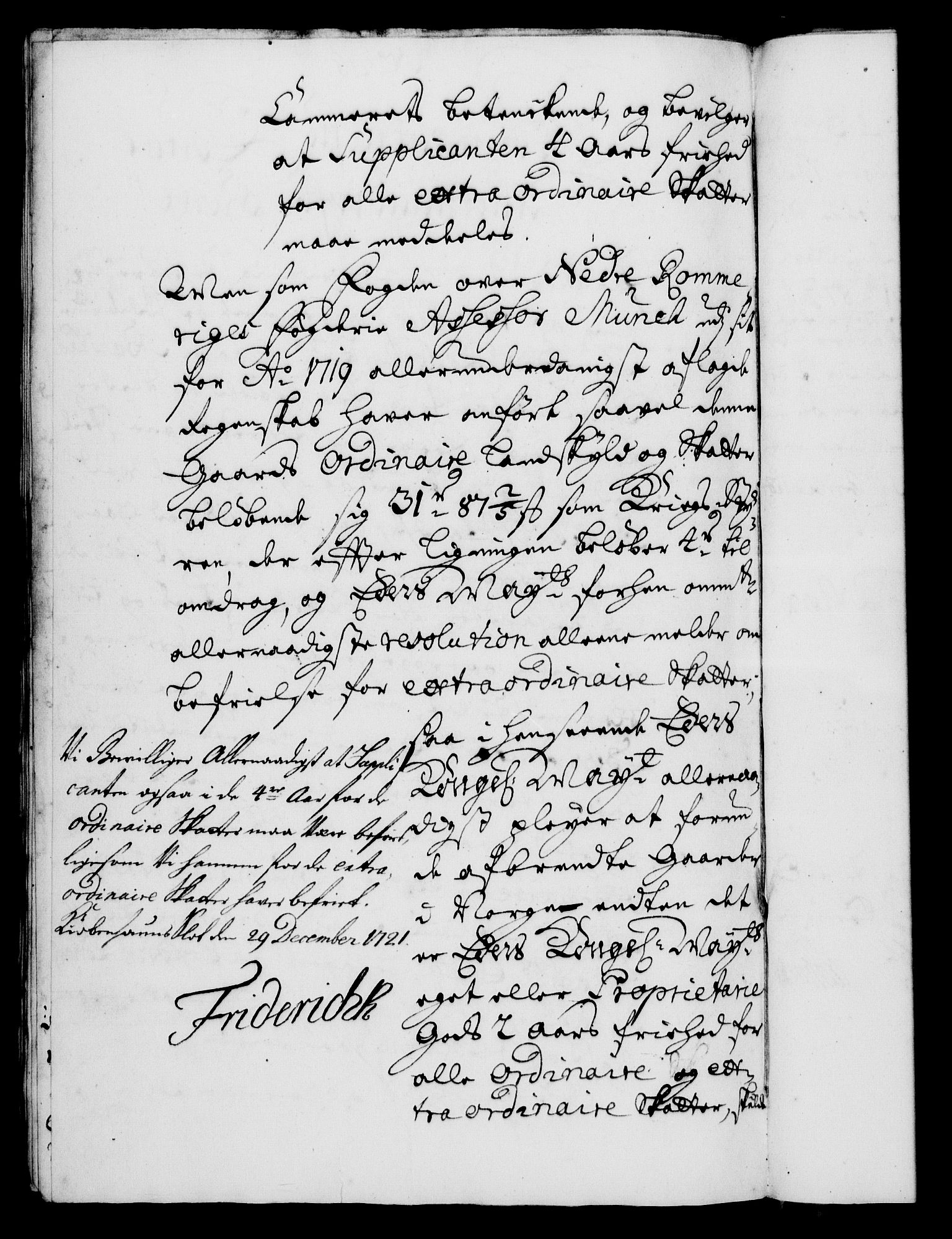 Rentekammeret, Kammerkanselliet, RA/EA-3111/G/Gf/Gfa/L0004: Norsk relasjons- og resolusjonsprotokoll (merket RK 52.4), 1721, p. 1458