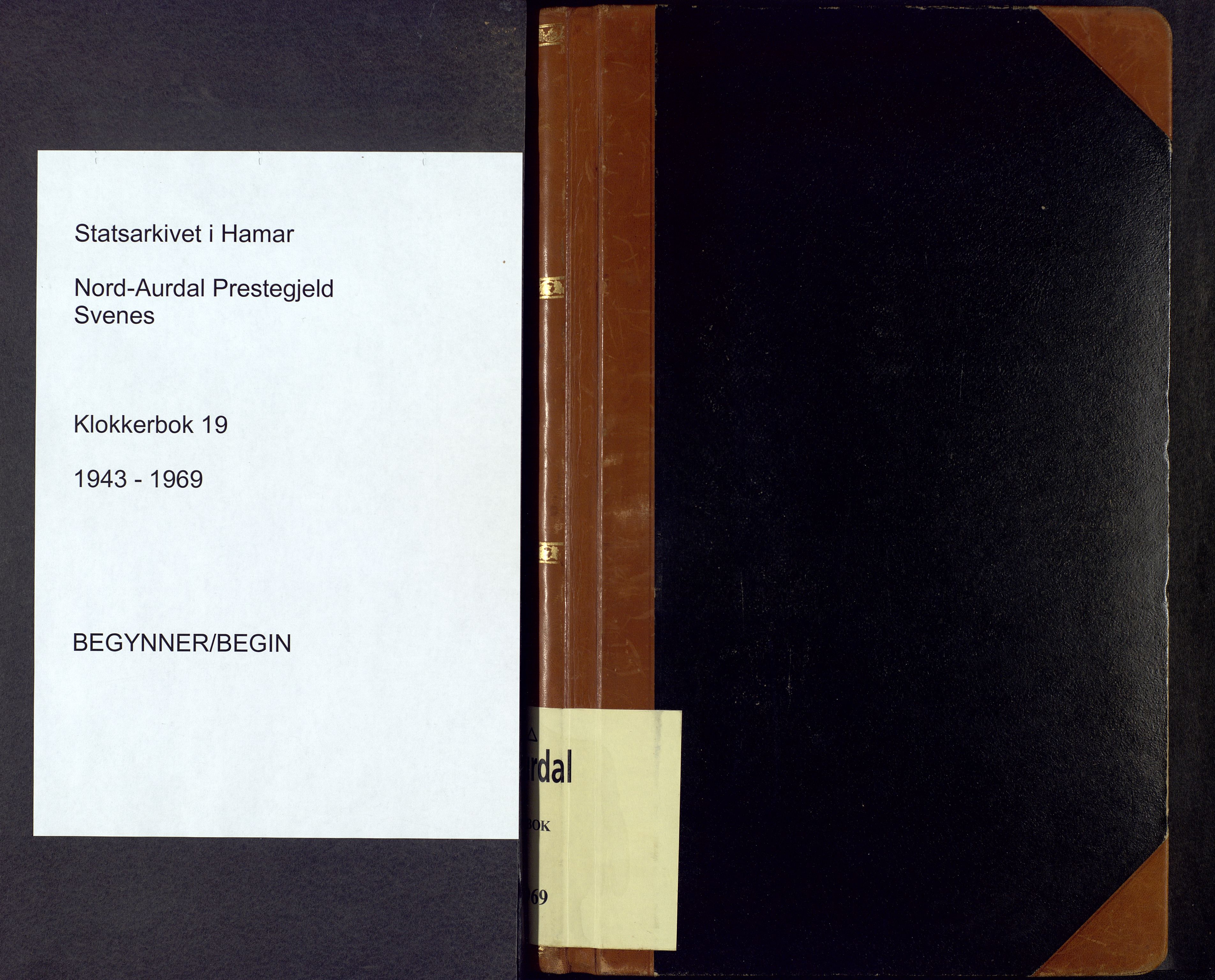 Nord-Aurdal prestekontor, SAH/PREST-132/H/Ha/Hab/L0019: Parish register (copy) no. 19, 1943-1969