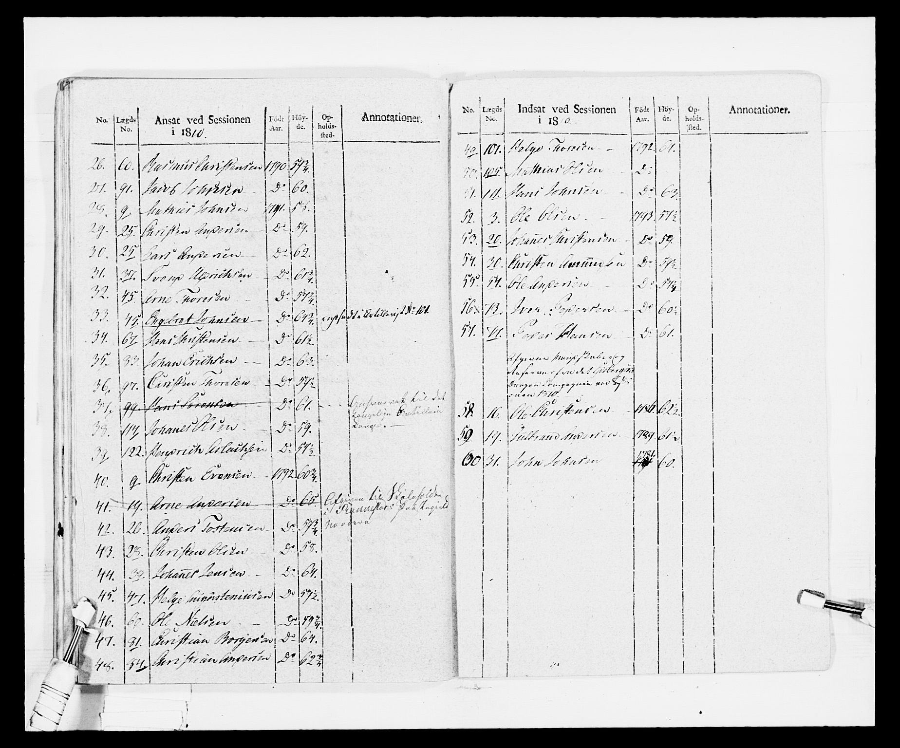 Generalitets- og kommissariatskollegiet, Det kongelige norske kommissariatskollegium, AV/RA-EA-5420/E/Eh/L0030b: Sønnafjelske gevorbne infanteriregiment, 1810, p. 57