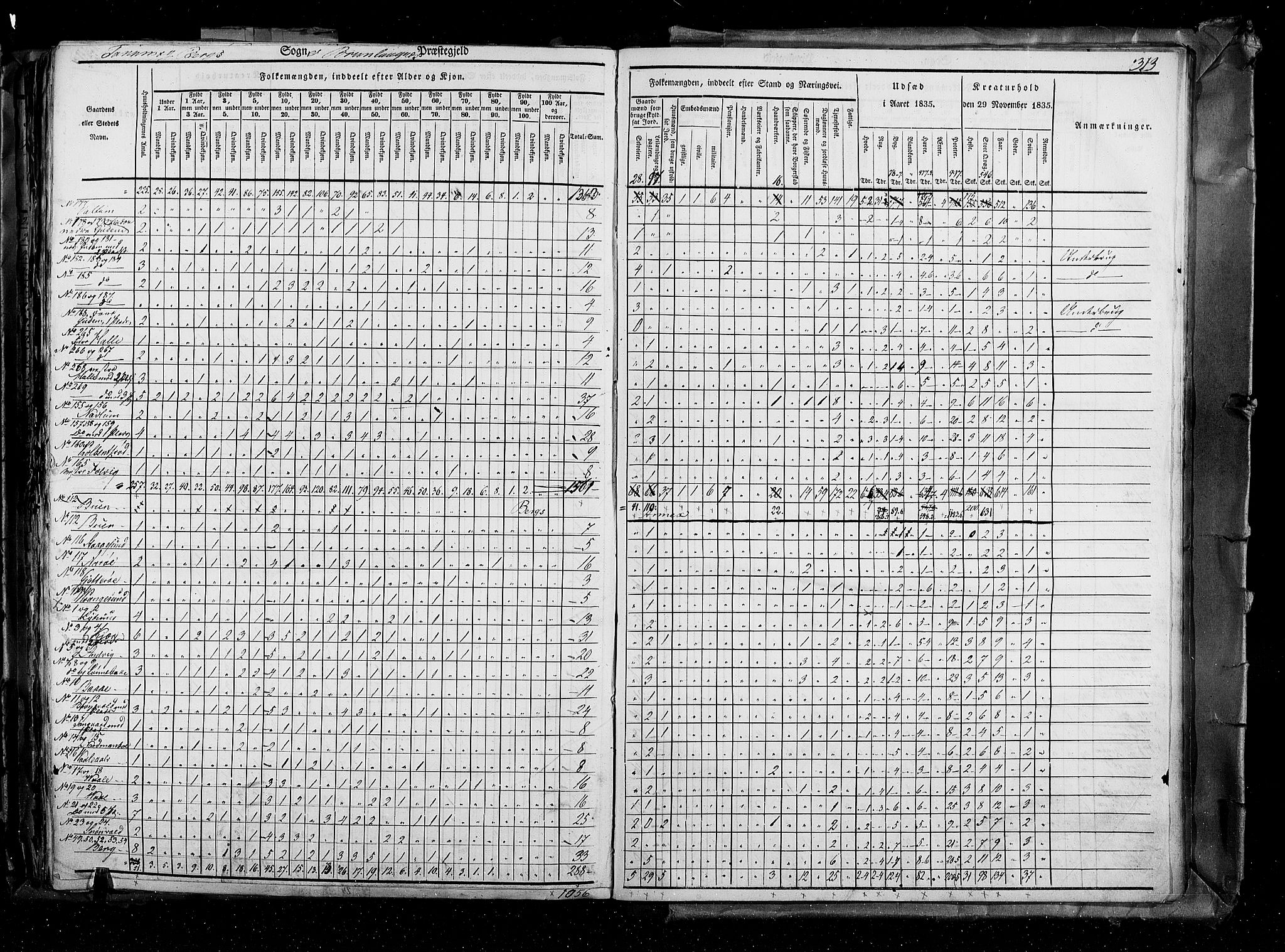 RA, Census 1835, vol. 4: Buskerud amt og Jarlsberg og Larvik amt, 1835, p. 313