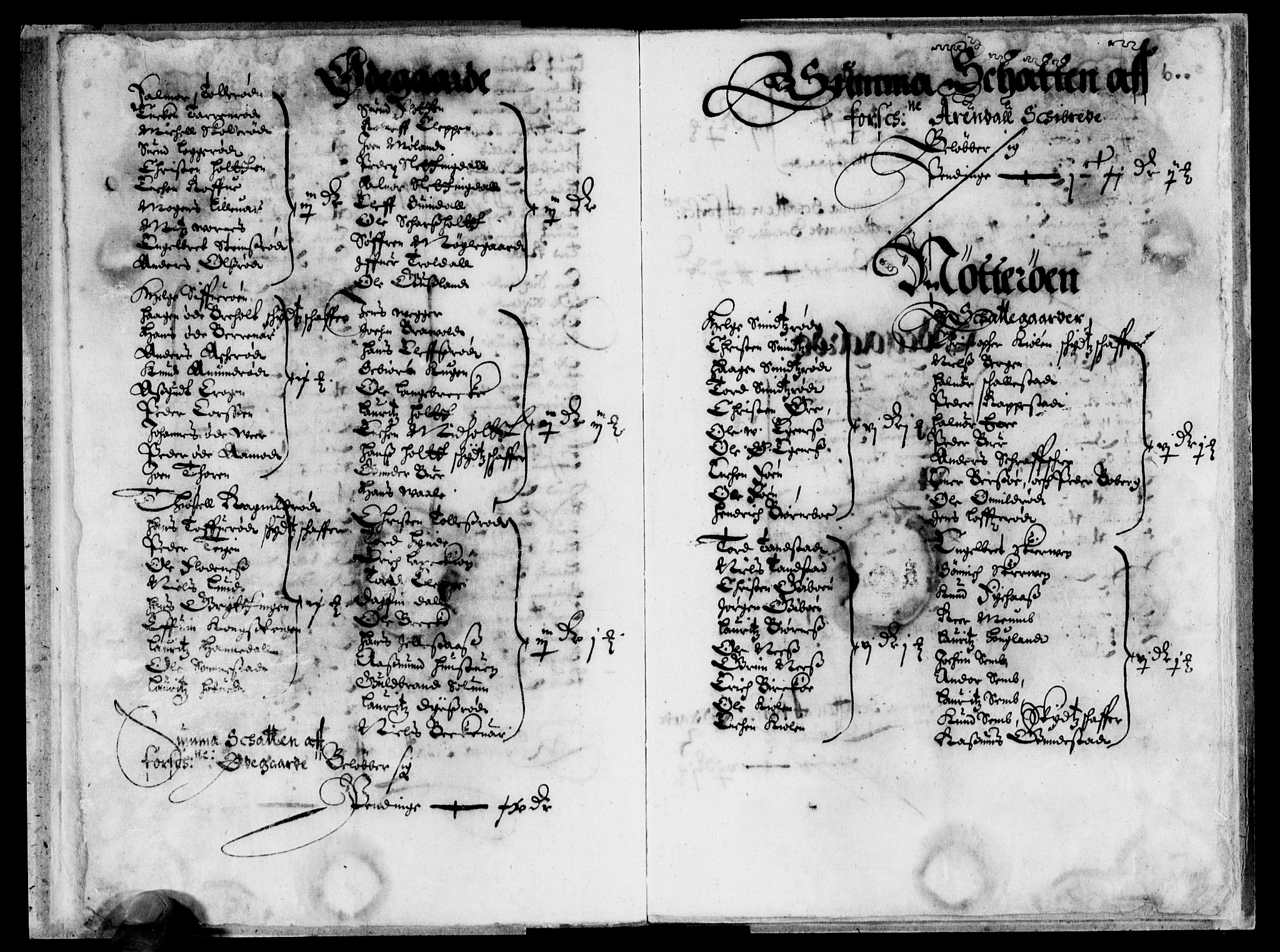 Rentekammeret inntil 1814, Reviderte regnskaper, Lensregnskaper, AV/RA-EA-5023/R/Rb/Rbo/L0025: Tønsberg len, 1643-1645