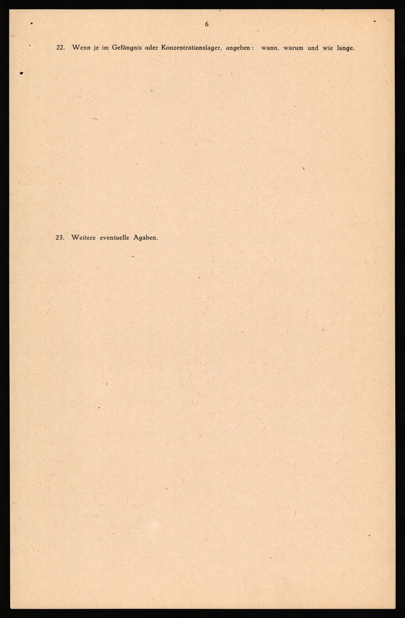 Forsvaret, Forsvarets overkommando II, RA/RAFA-3915/D/Db/L0035: CI Questionaires. Tyske okkupasjonsstyrker i Norge. Tyskere., 1945-1946, p. 59