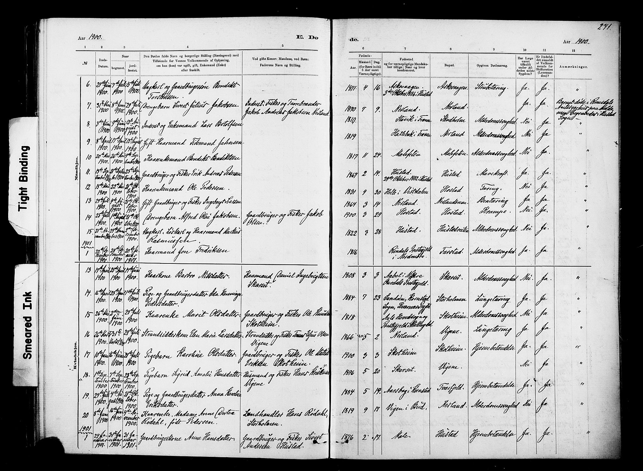 Ministerialprotokoller, klokkerbøker og fødselsregistre - Møre og Romsdal, SAT/A-1454/567/L0778: Parish register (official) no. 567A01, 1881-1903, p. 271