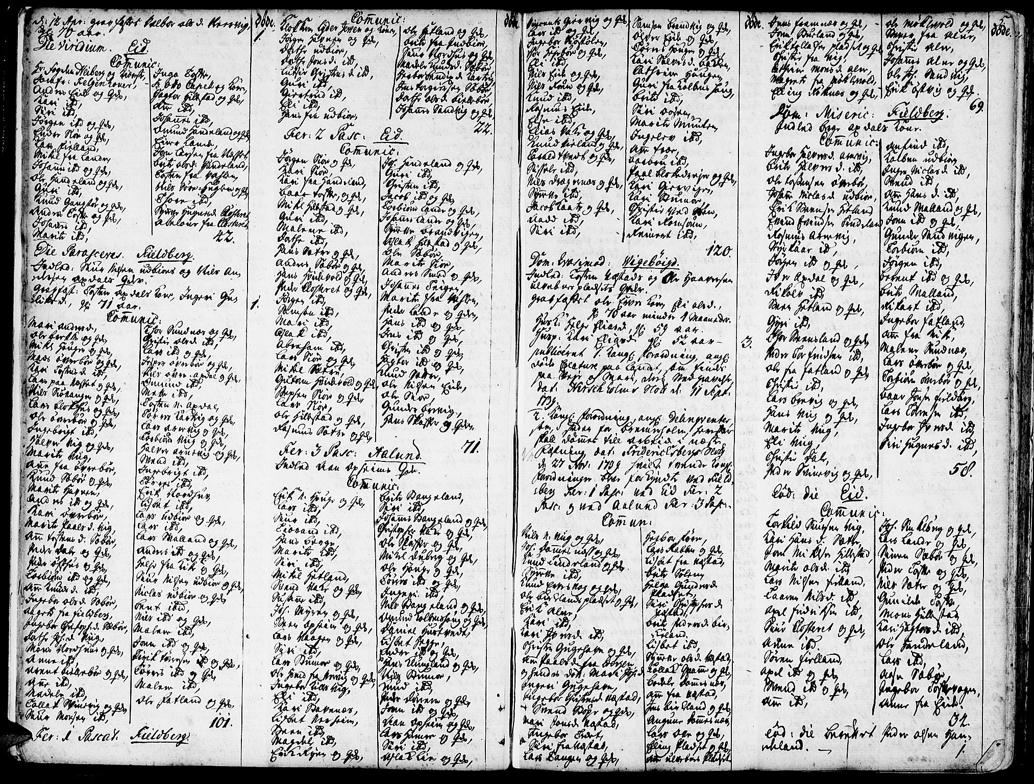 Fjelberg sokneprestembete, AV/SAB-A-75201/H/Haa: Parish register (official) no. A 1, 1739-1759, p. 5