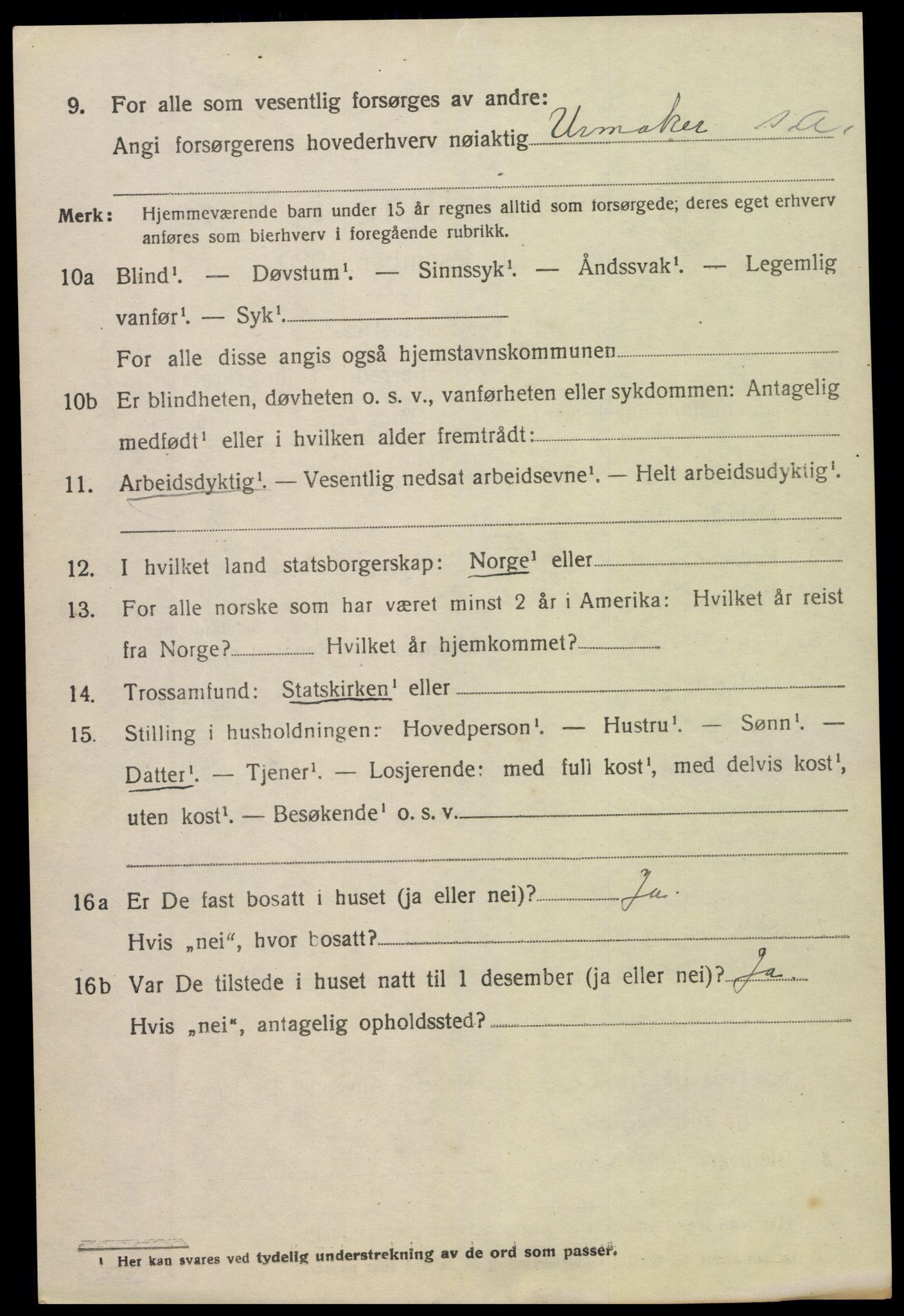 SAK, 1920 census for Holt, 1920, p. 5715