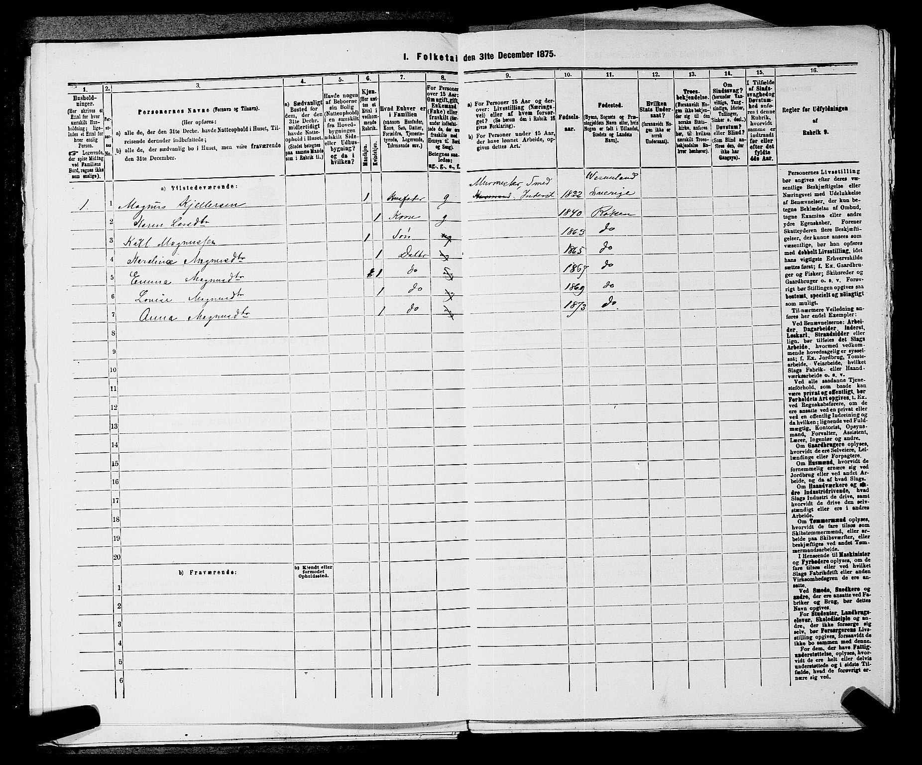 SAKO, 1875 census for 0627P Røyken, 1875, p. 82