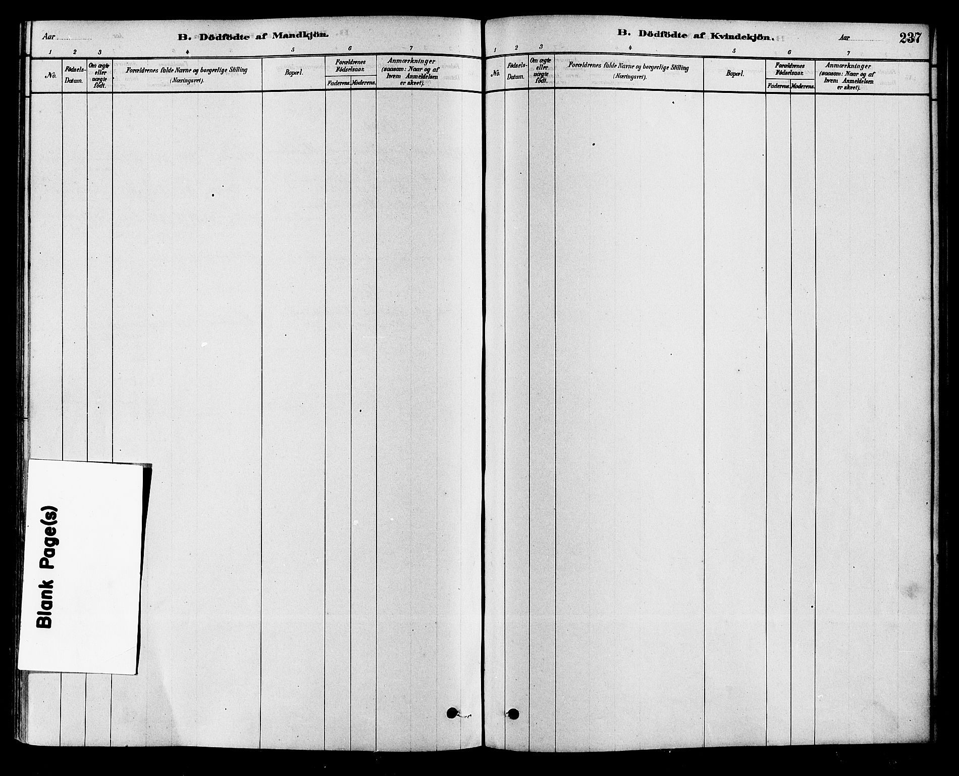 Modum kirkebøker, AV/SAKO-A-234/F/Fa/L0015: Parish register (official) no. 15 /2, 1877-1889, p. 237