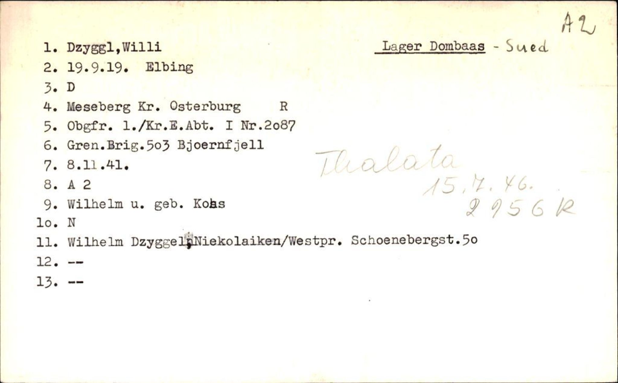 Hjemsendte tyskere , RA/RAFA-6487/D/Db/L0009: Dethoff-Erfurth, 1945-1947, p. 658