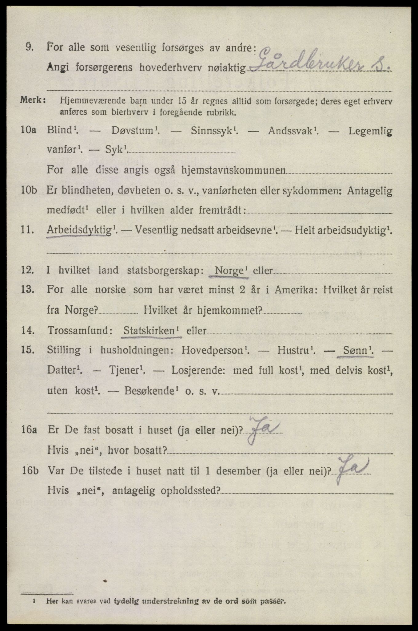 SAKO, 1920 census for Brunlanes, 1920, p. 7152