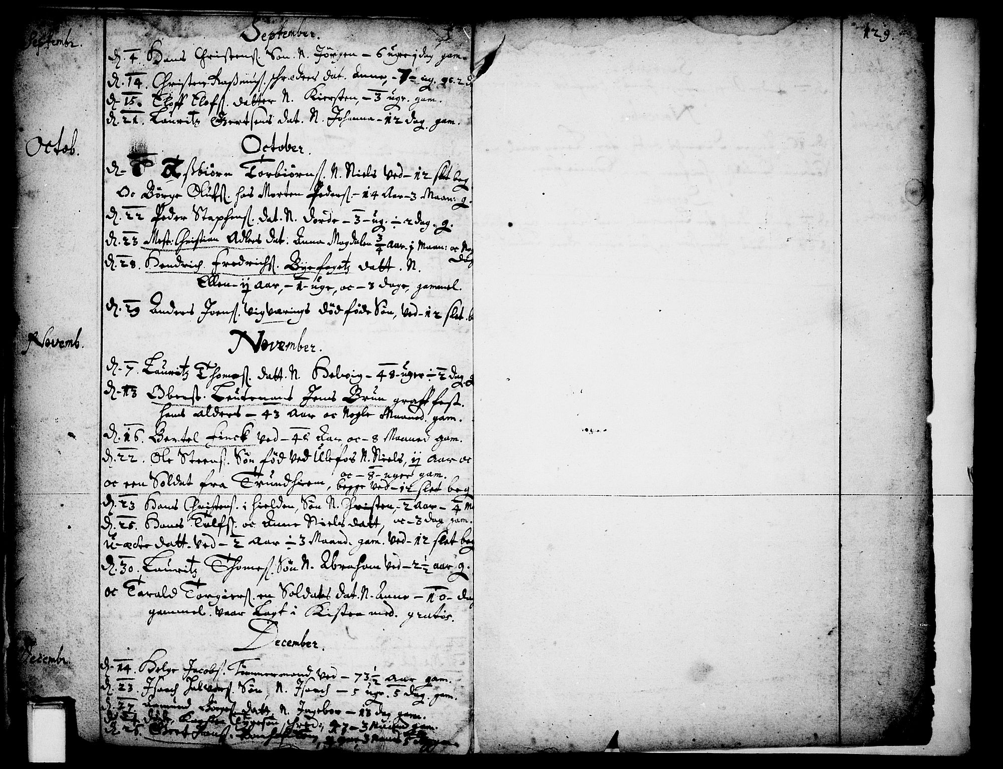 Skien kirkebøker, SAKO/A-302/F/Fa/L0001: Parish register (official) no. 1, 1659-1679, p. 129