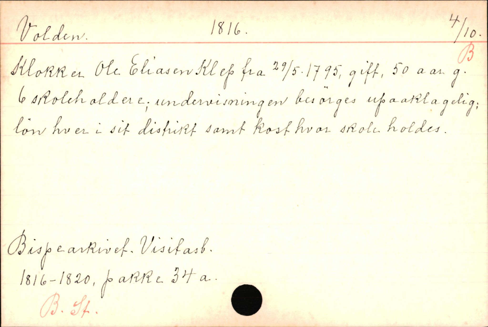 Haugen, Johannes - lærer, AV/SAB-SAB/PA-0036/01/L0001: Om klokkere og lærere, 1521-1904, p. 10706