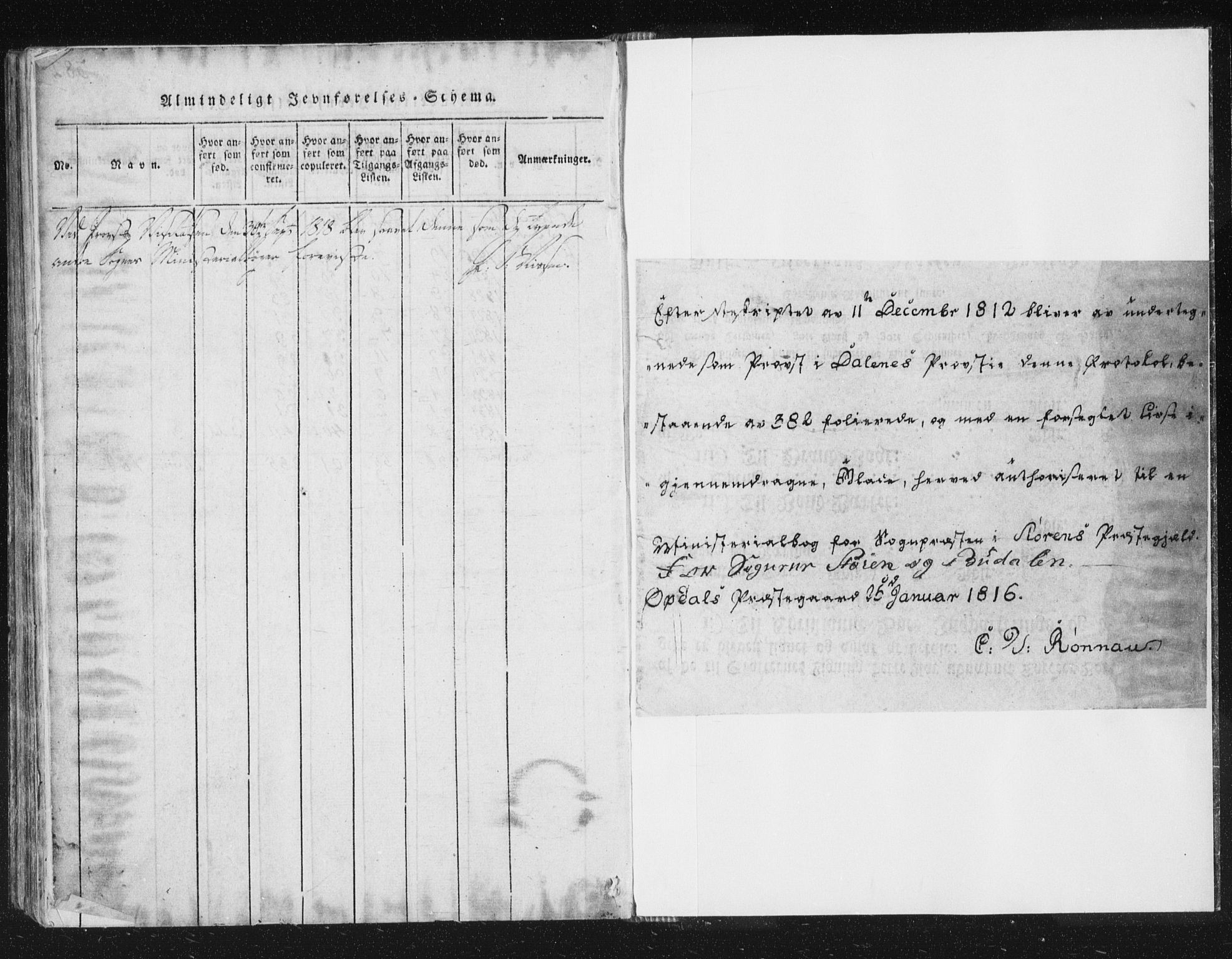 Ministerialprotokoller, klokkerbøker og fødselsregistre - Sør-Trøndelag, SAT/A-1456/687/L0996: Parish register (official) no. 687A04, 1816-1842