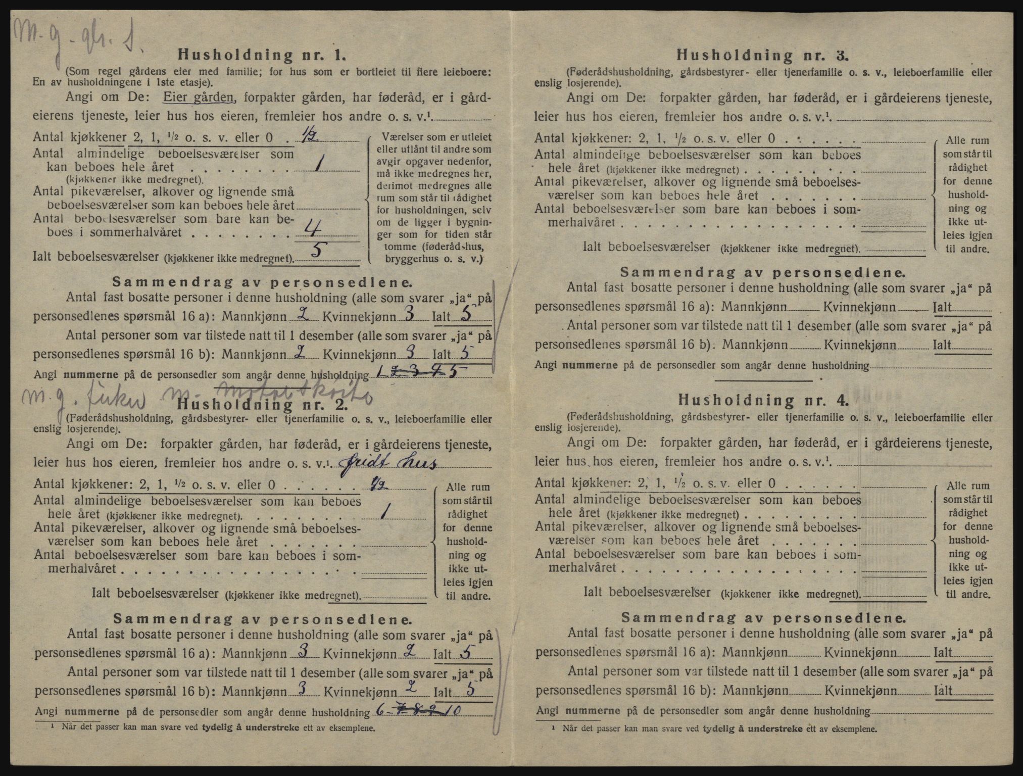 SATØ, 1920 census for Malangen, 1920, p. 53