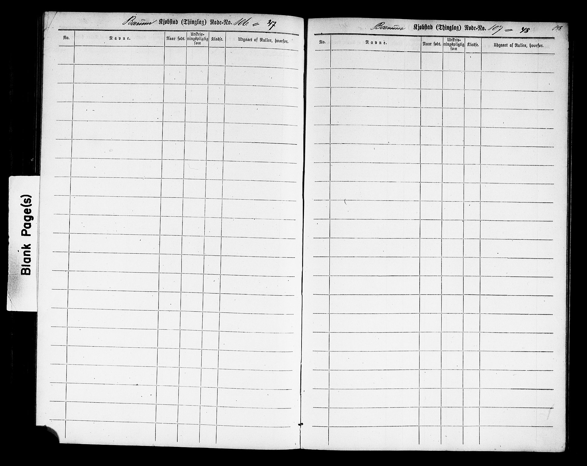 Oslo mønstringskontor, SAO/A-10569g/F/Fc/Fcc/L0001: Utskrivningsregisterrulle, 1860, p. 151