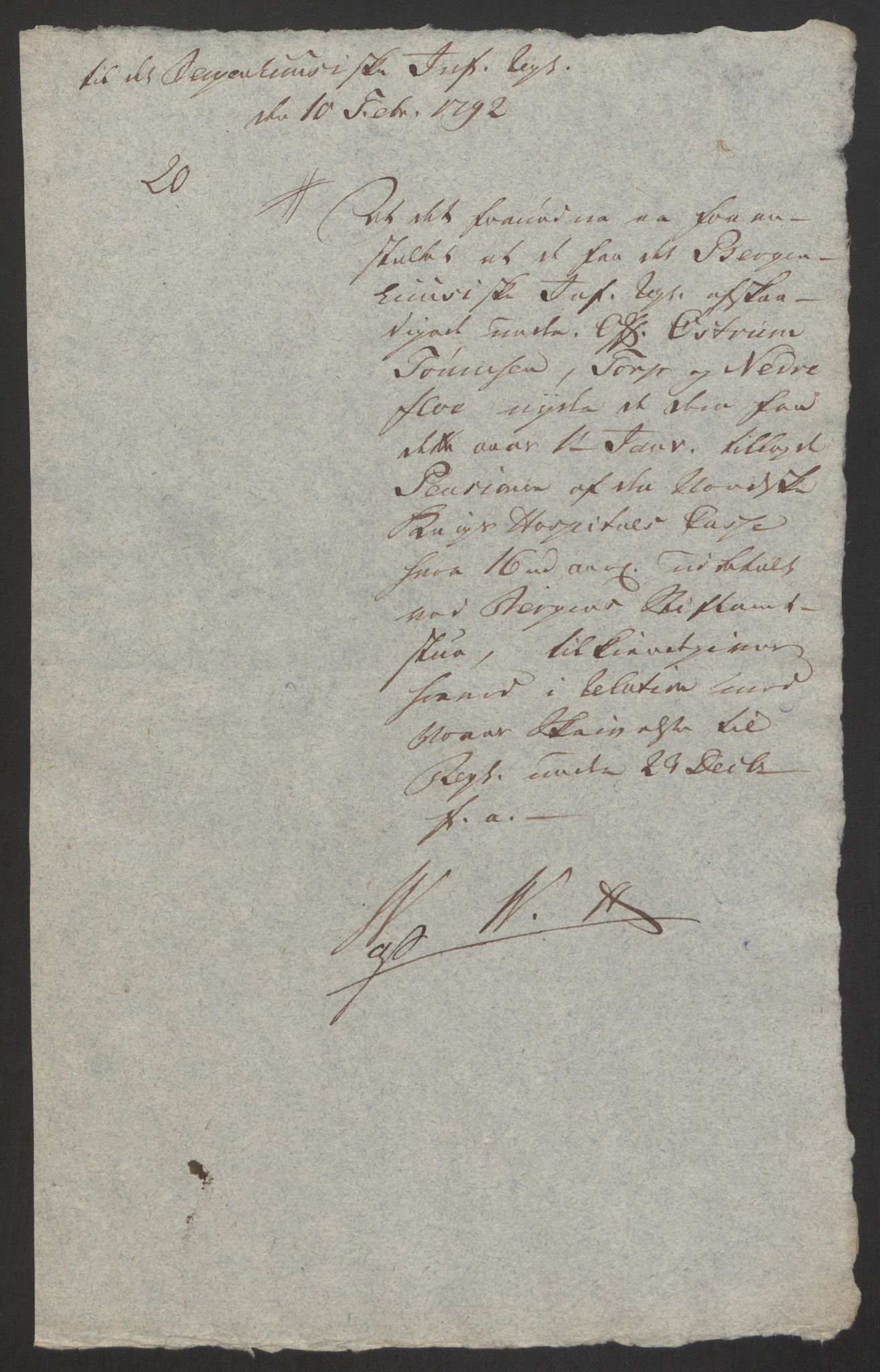 Forsvaret, Den norske kvesthuskasse/krigshospitalkasse, AV/RA-RAFA-1887/F/Fa/L0008: Konsepter, 1790-1793, p. 755