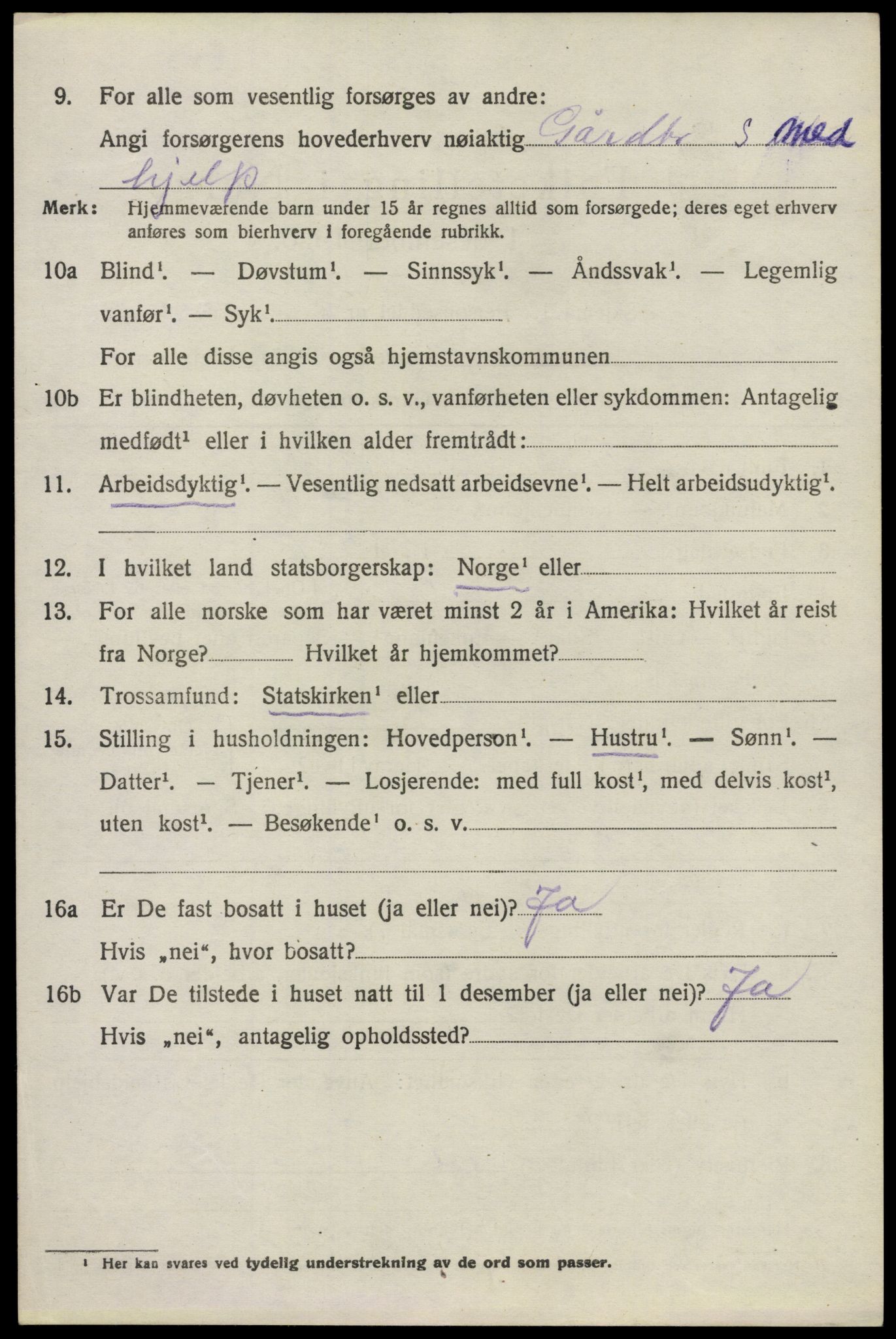 SAO, 1920 census for Høland, 1920, p. 5874