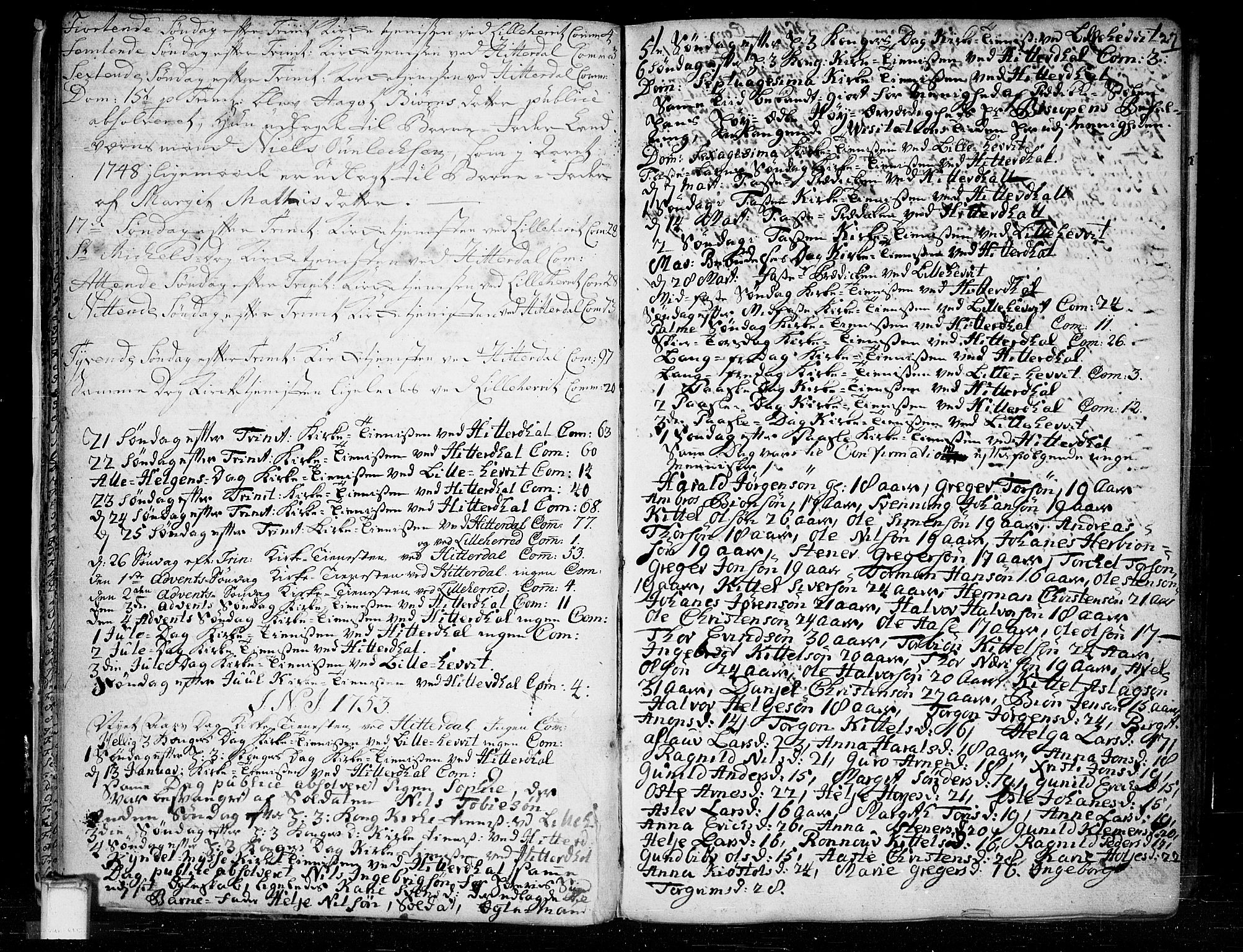 Heddal kirkebøker, SAKO/A-268/F/Fa/L0003: Parish register (official) no. I 3, 1723-1783, p. 27