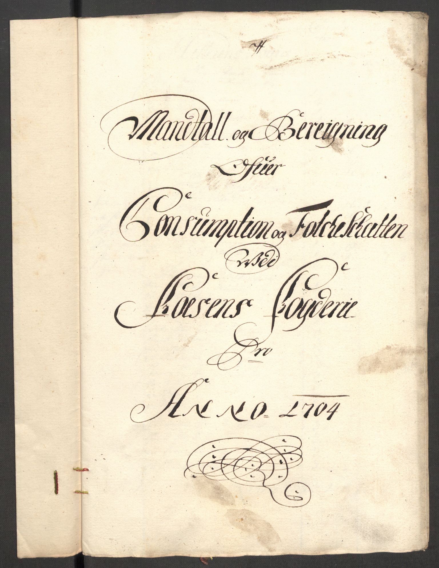 Rentekammeret inntil 1814, Reviderte regnskaper, Fogderegnskap, RA/EA-4092/R57/L3856: Fogderegnskap Fosen, 1704-1705, p. 134