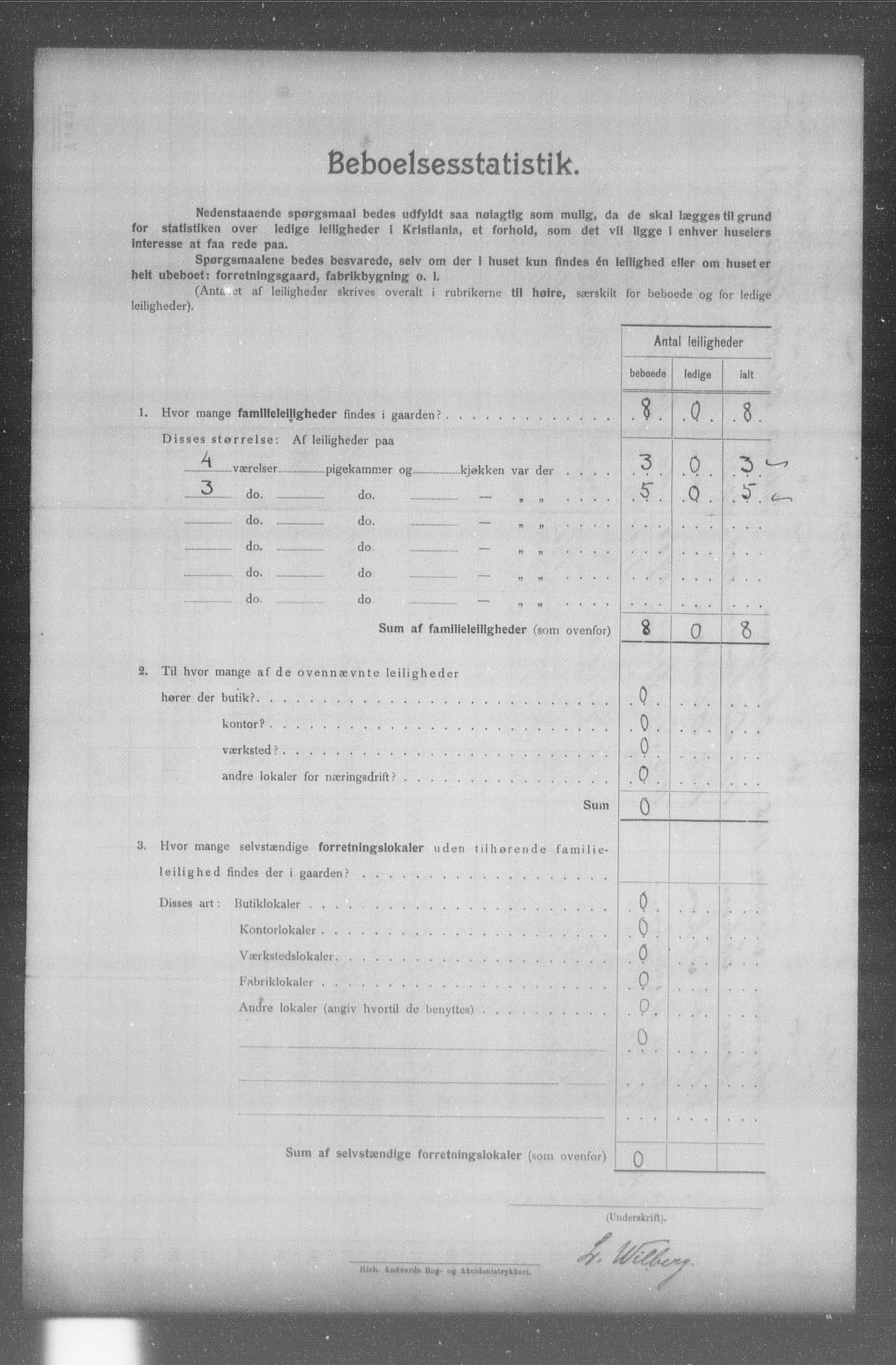 OBA, Municipal Census 1904 for Kristiania, 1904, p. 6563