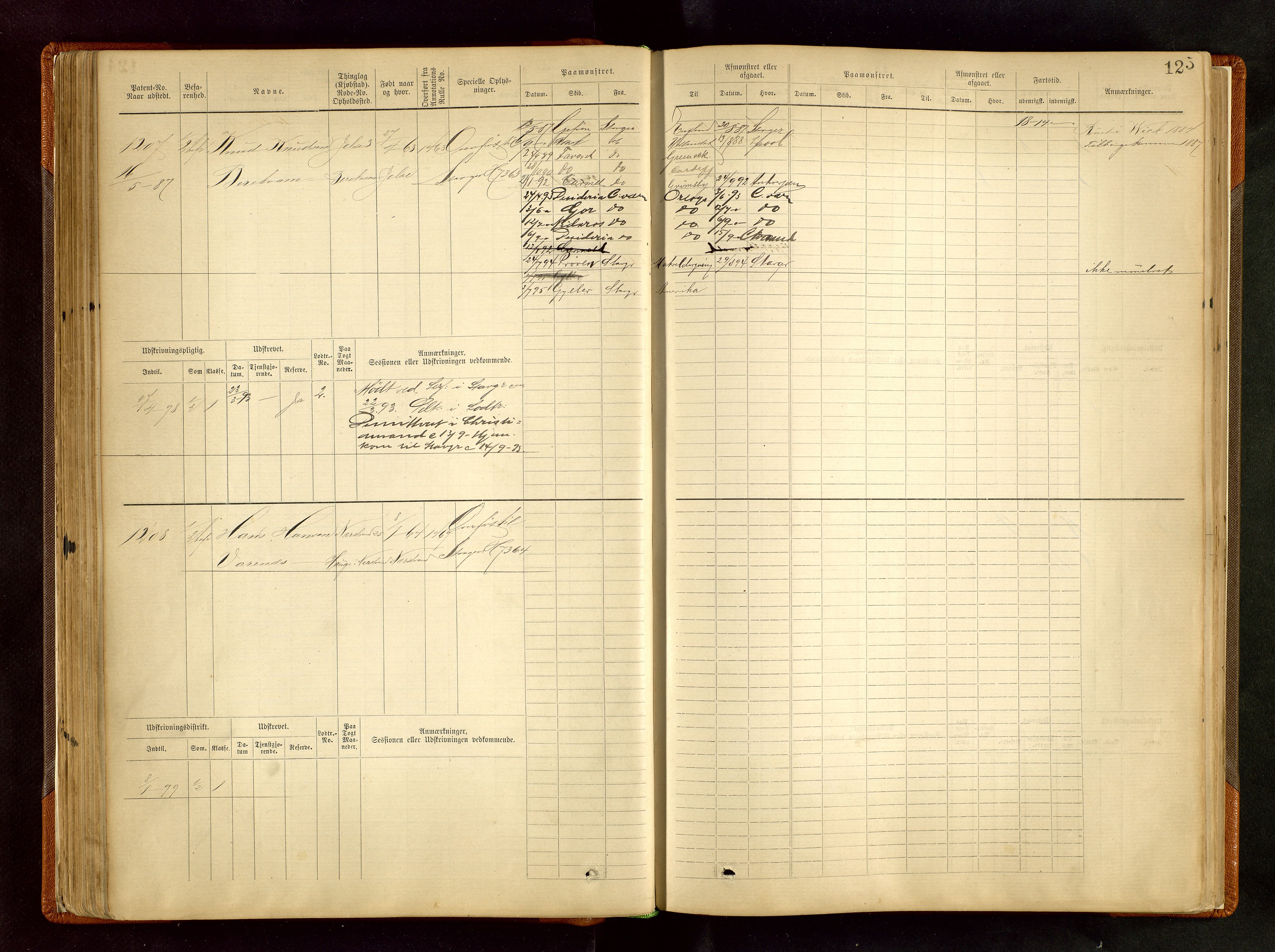 Haugesund sjømannskontor, SAST/A-102007/F/Fb/Fbb/L0002: Sjøfartsrulle Skudenes kretsnr. 959-2439, 1860-1948, p. 125