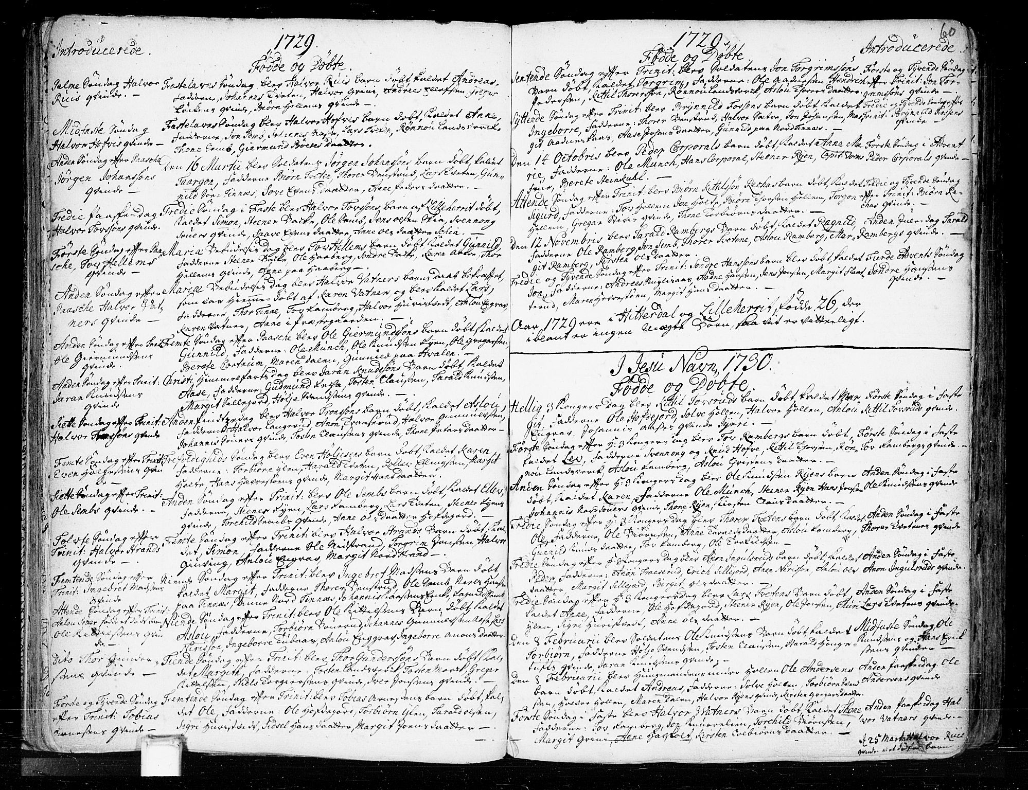 Heddal kirkebøker, AV/SAKO-A-268/F/Fa/L0003: Parish register (official) no. I 3, 1723-1783, p. 60