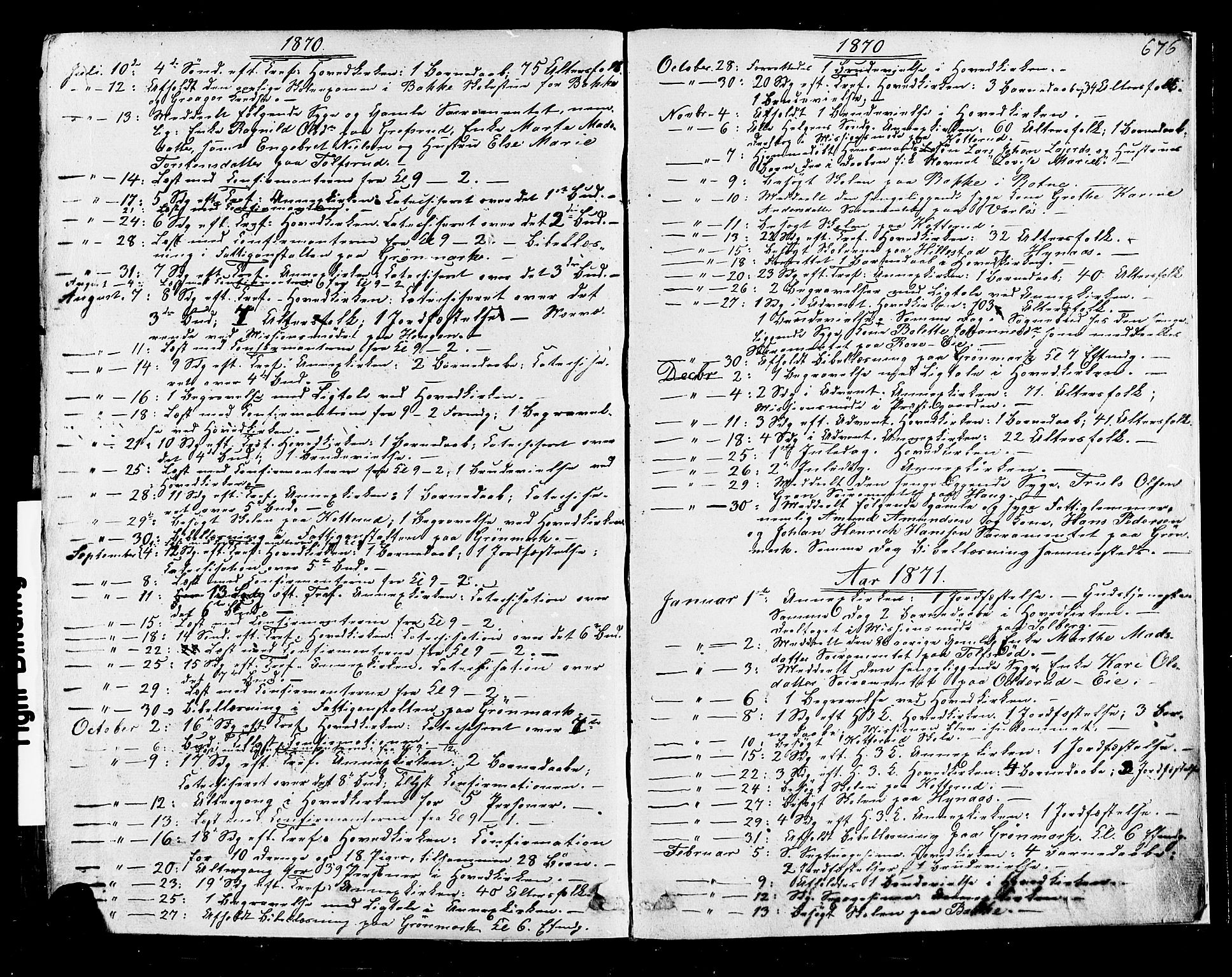 Botne kirkebøker, AV/SAKO-A-340/F/Fa/L0006: Parish register (official) no. I 6, 1836-1877, p. 676