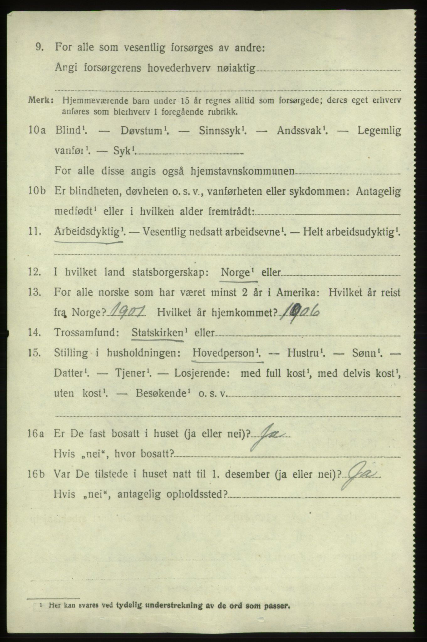 SAB, 1920 census for Bømlo, 1920, p. 448