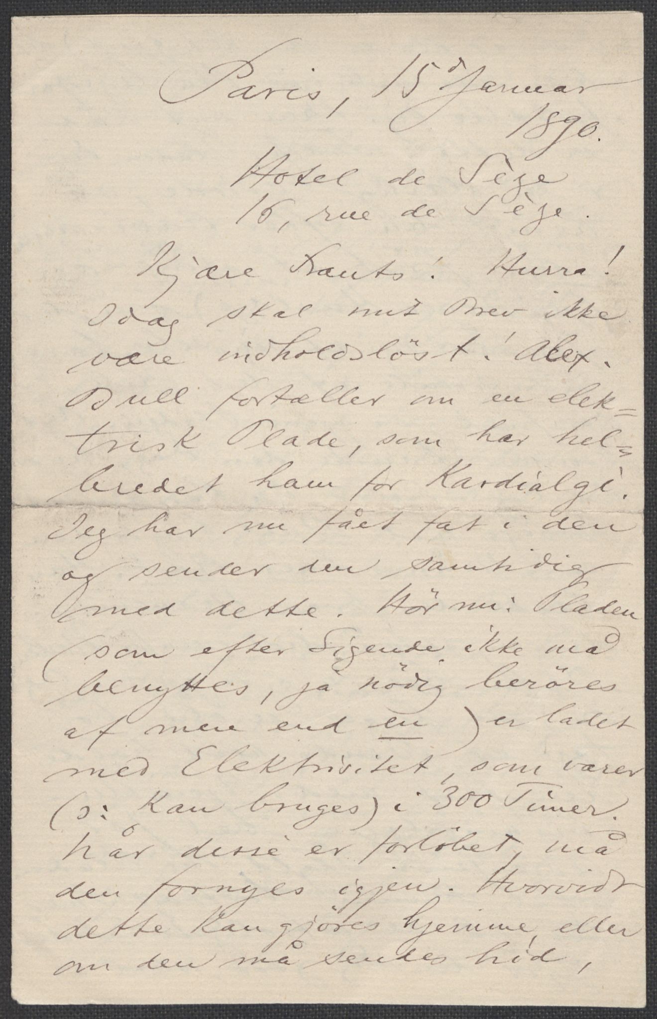 Beyer, Frants, AV/RA-PA-0132/F/L0001: Brev fra Edvard Grieg til Frantz Beyer og "En del optegnelser som kan tjene til kommentar til brevene" av Marie Beyer, 1872-1907, p. 327