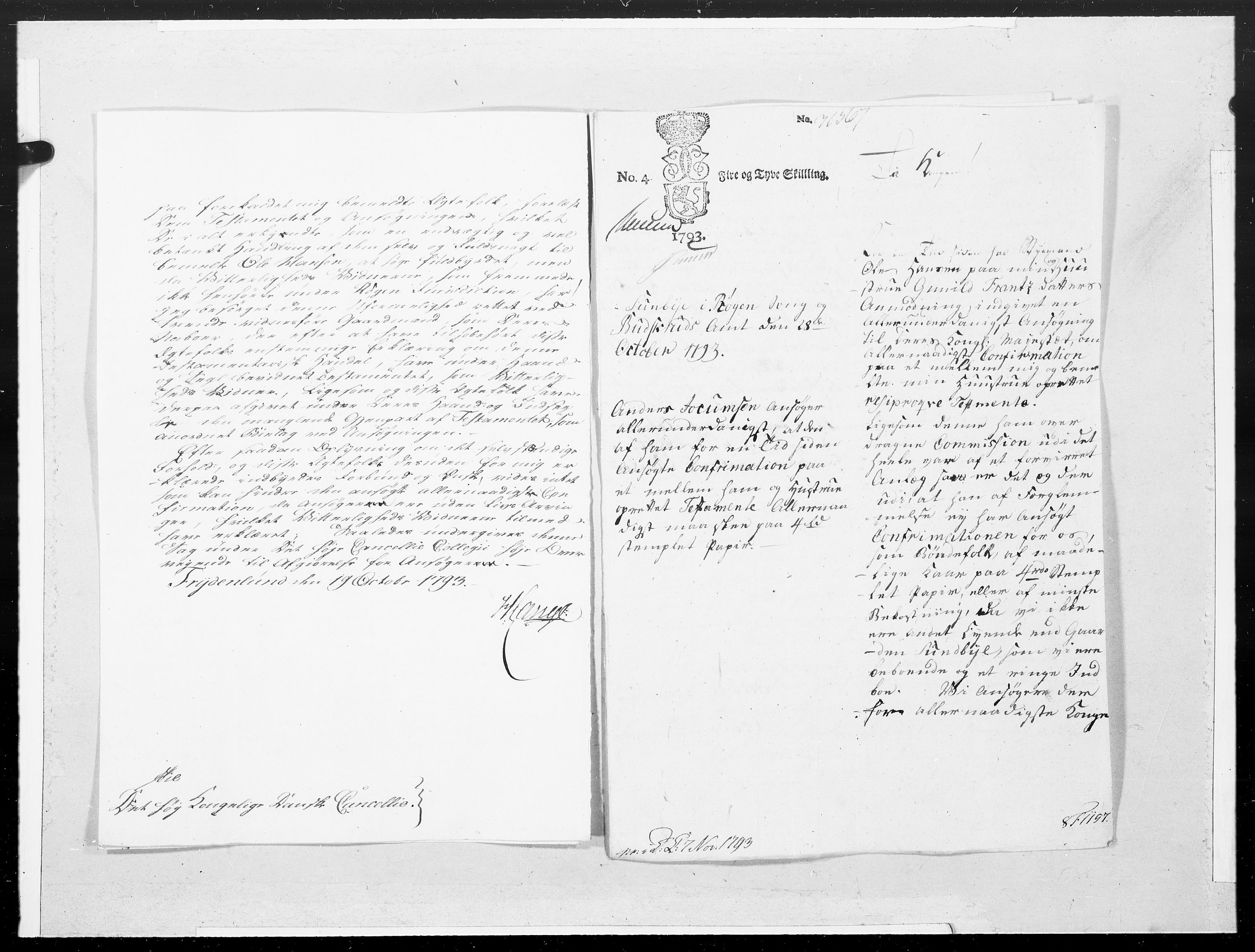 Danske Kanselli 1572-1799, AV/RA-EA-3023/F/Fc/Fcc/Fcca/L0295: Norske innlegg 1572-1799, 1793, p. 266