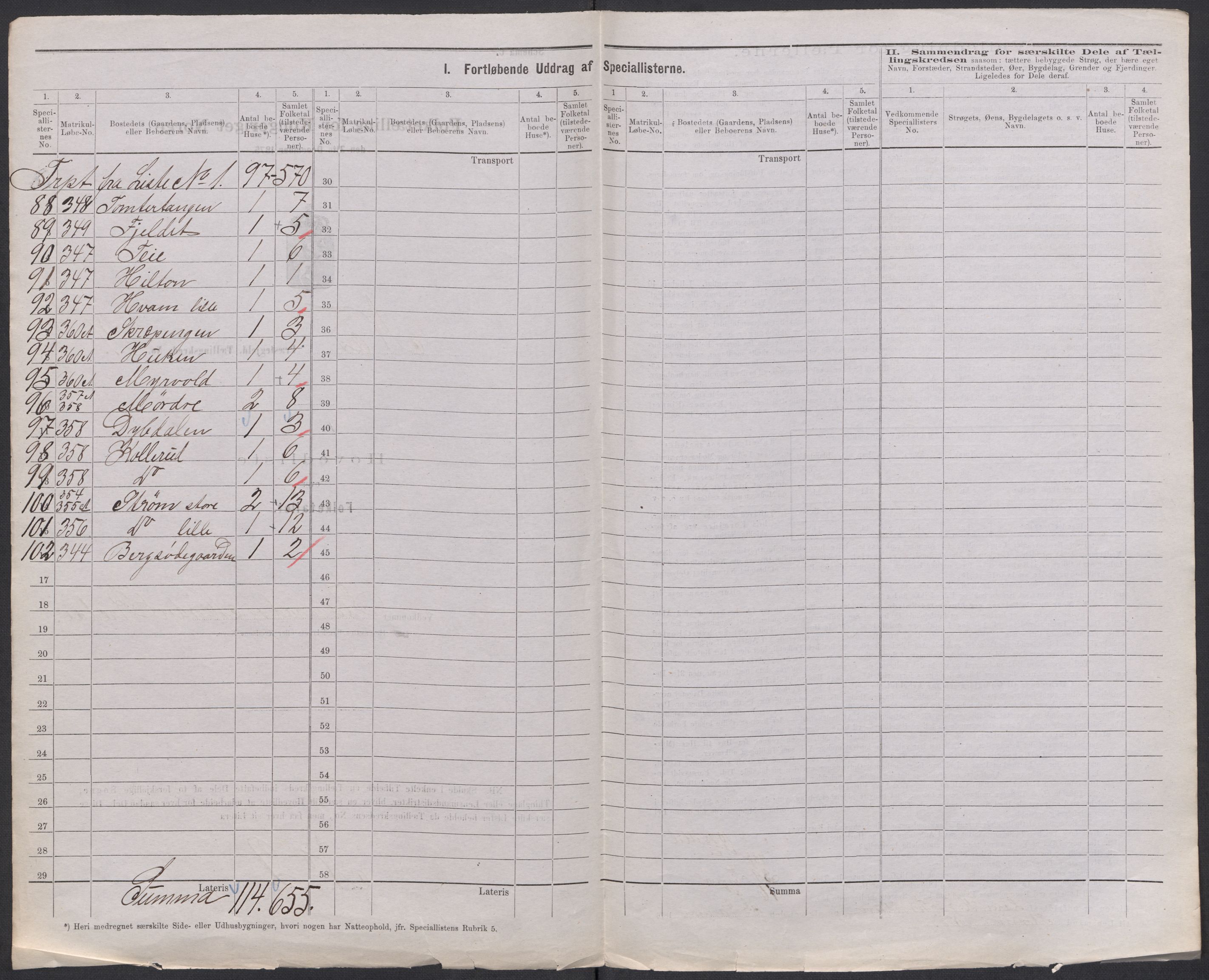 RA, 1875 census for 0236P Nes, 1875, p. 65