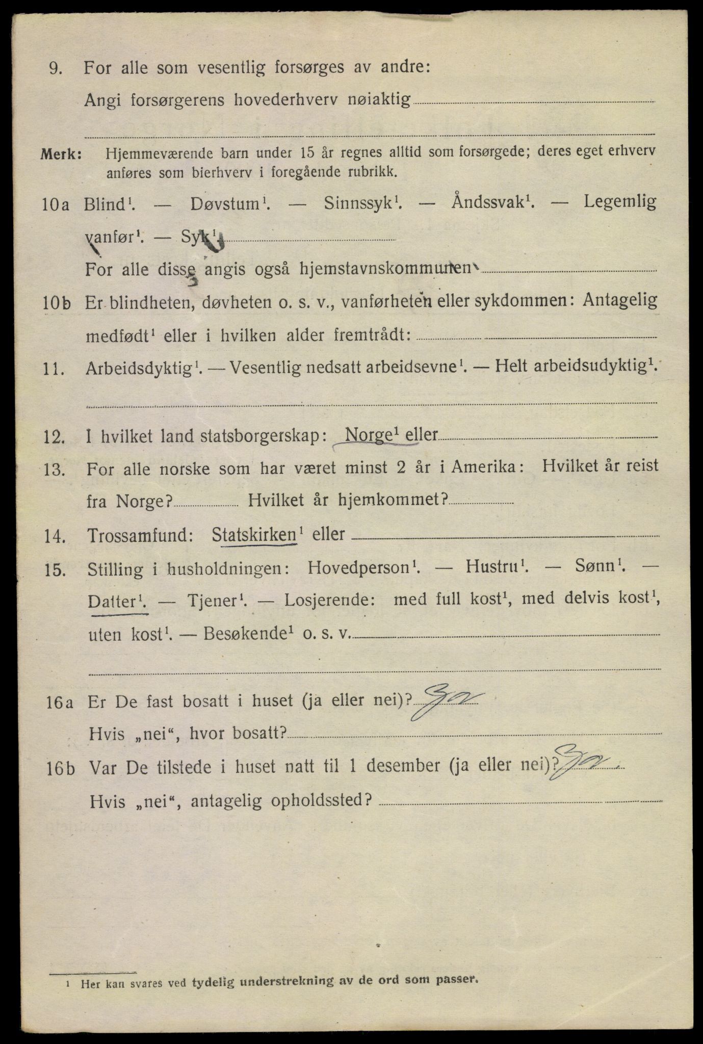 SAKO, 1920 census for Sandefjord, 1920, p. 5415