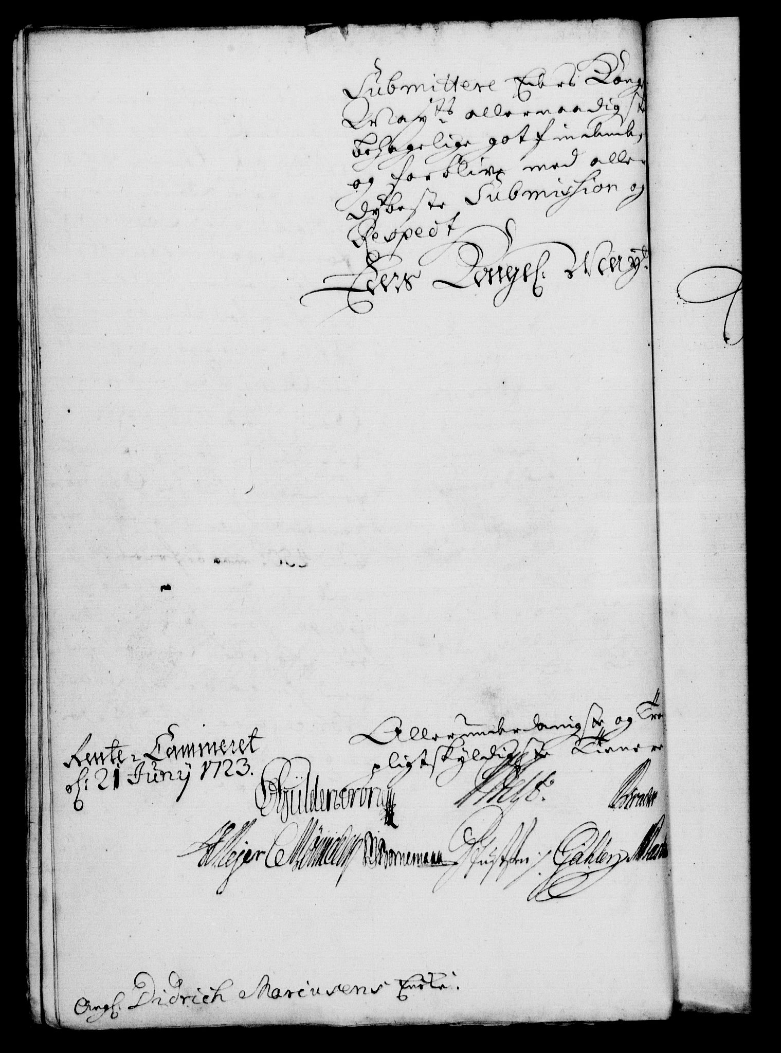Rentekammeret, Kammerkanselliet, RA/EA-3111/G/Gf/Gfa/L0006: Norsk relasjons- og resolusjonsprotokoll (merket RK 52.6), 1723, p. 769