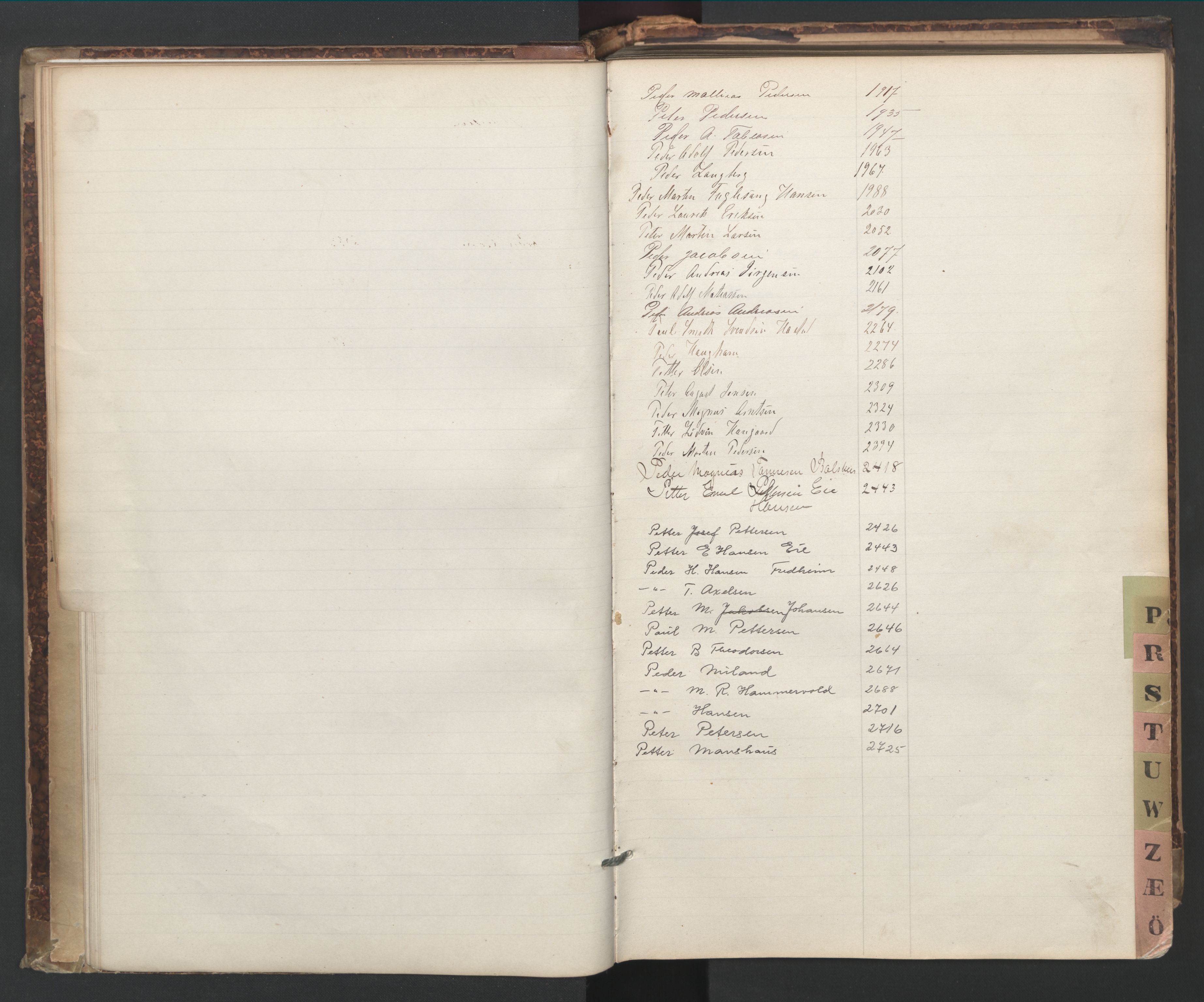 Flekkefjord mønstringskrets, AV/SAK-2031-0018/F/Fa/L0006: Annotasjonsrulle nr 1916-2964 med register, Æ-3, 1891-1948, p. 22