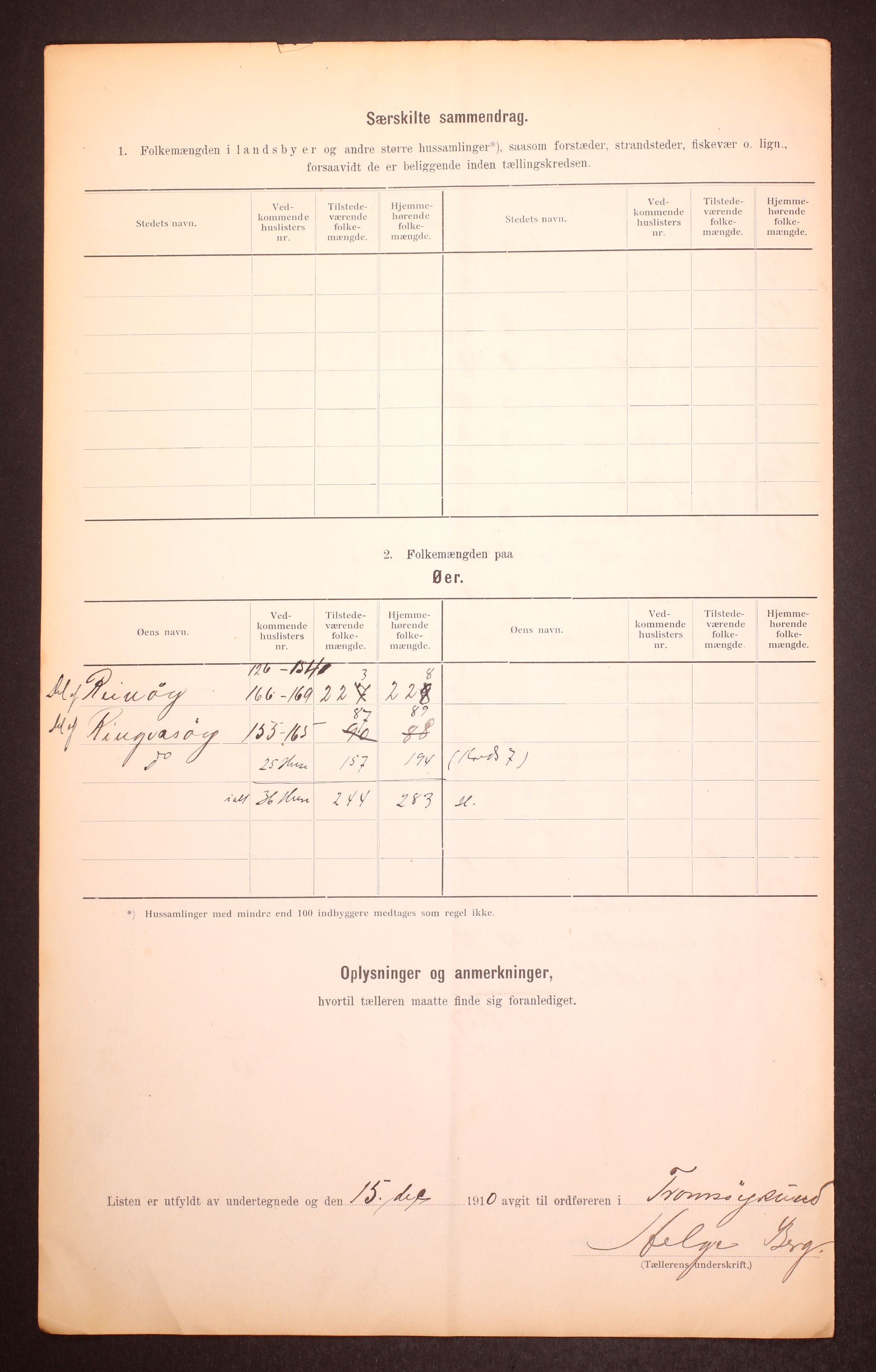 RA, 1910 census for Tromsøysund, 1910, p. 11