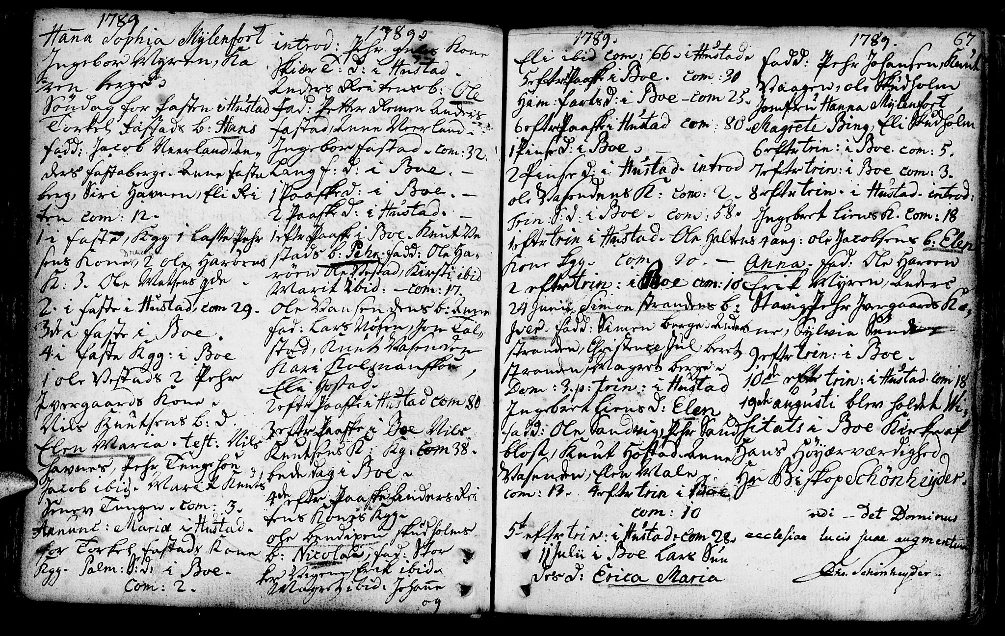 Ministerialprotokoller, klokkerbøker og fødselsregistre - Møre og Romsdal, AV/SAT-A-1454/566/L0761: Parish register (official) no. 566A02 /1, 1767-1817, p. 67