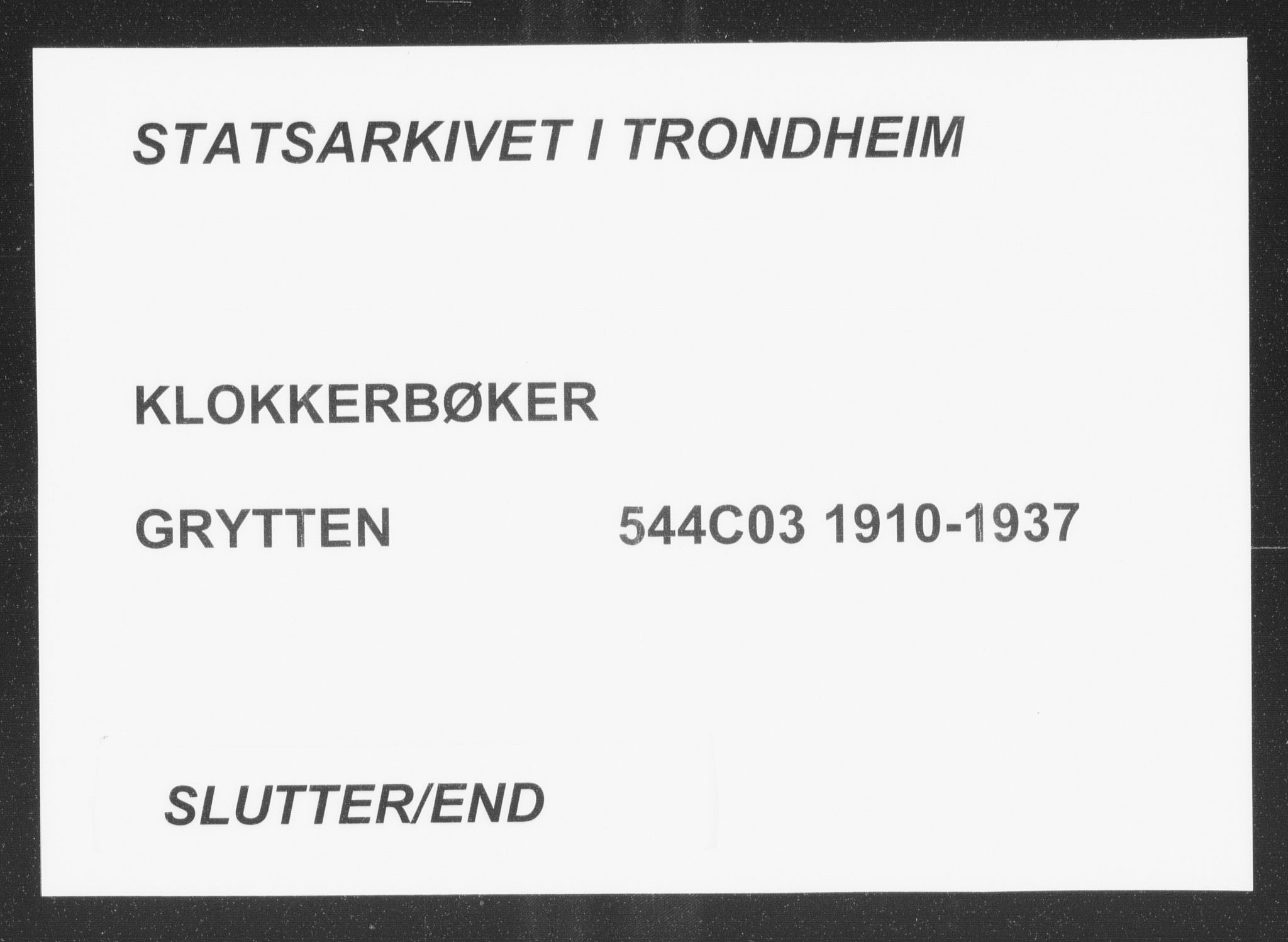 Ministerialprotokoller, klokkerbøker og fødselsregistre - Møre og Romsdal, SAT/A-1454/544/L0581: Parish register (copy) no. 544C03, 1910-1937