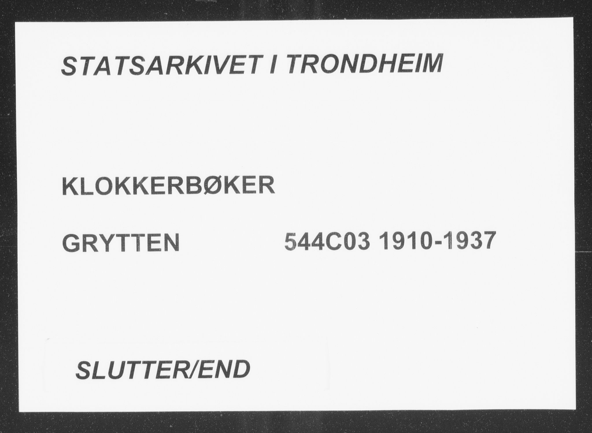 Ministerialprotokoller, klokkerbøker og fødselsregistre - Møre og Romsdal, AV/SAT-A-1454/544/L0581: Parish register (copy) no. 544C03, 1910-1937